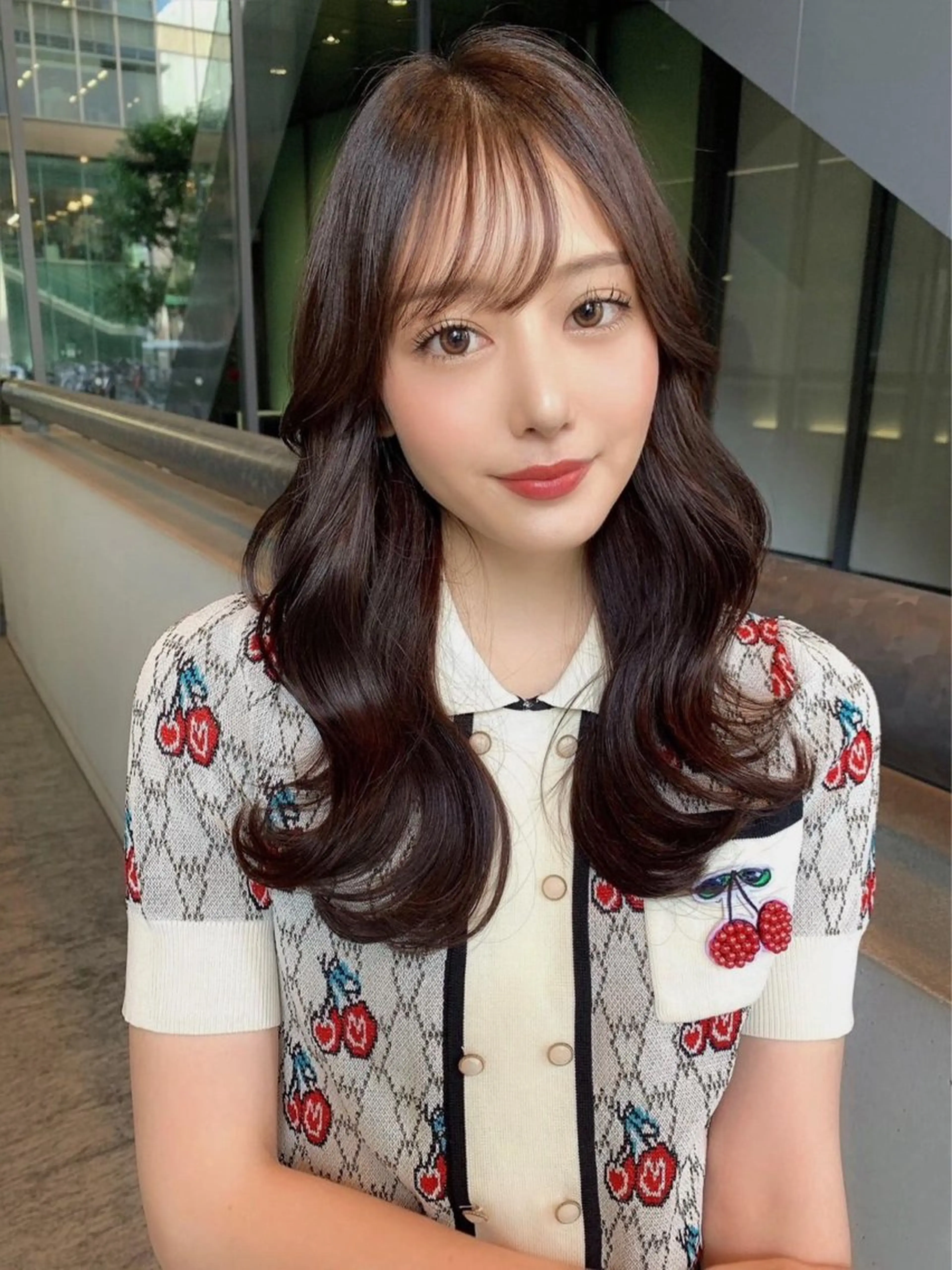セミロング Lond  bla-ma所属・ブリーチなしカラー／ 今井春汰のヘアスタイル
