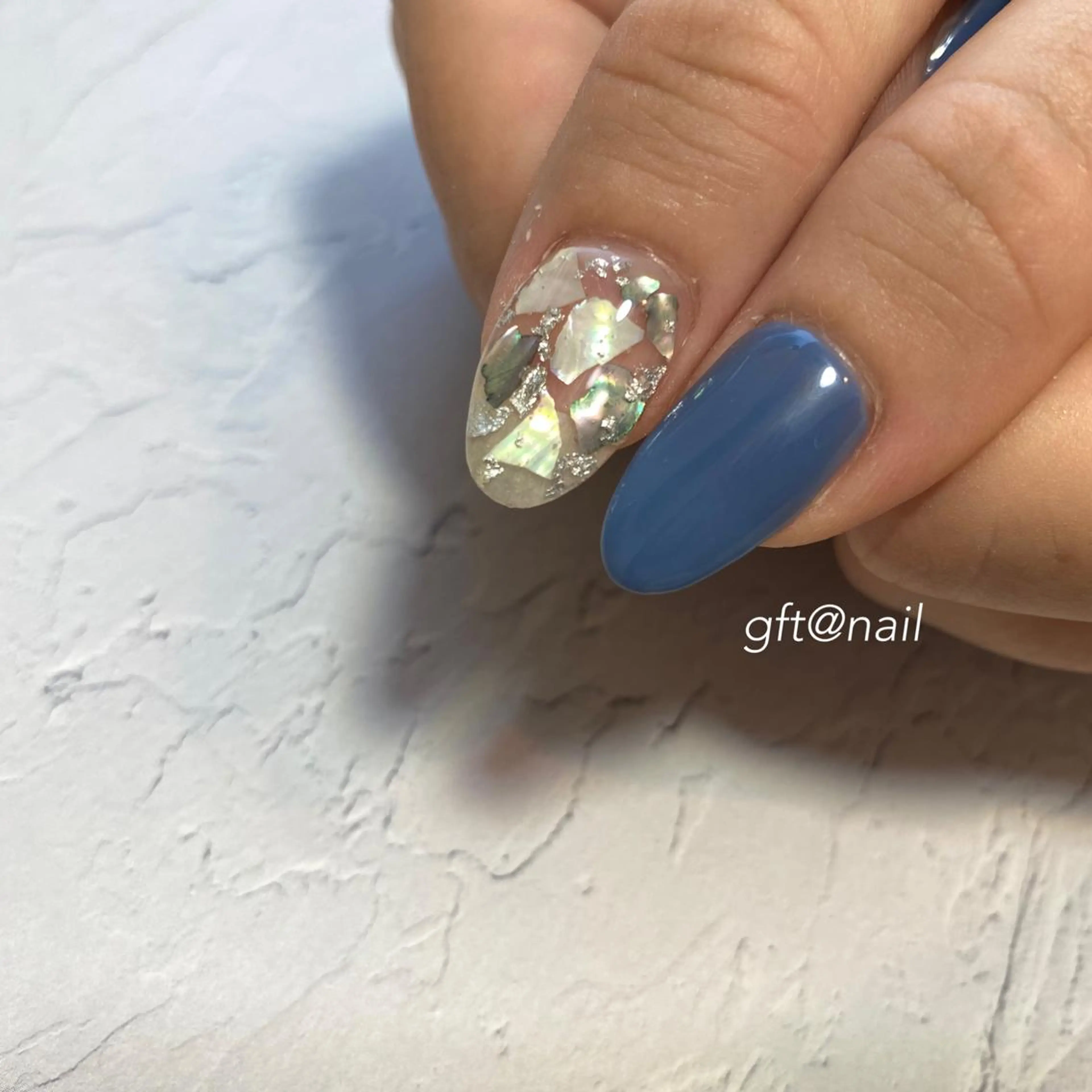 ネイル ブルー etorca nailのネイルデザイン