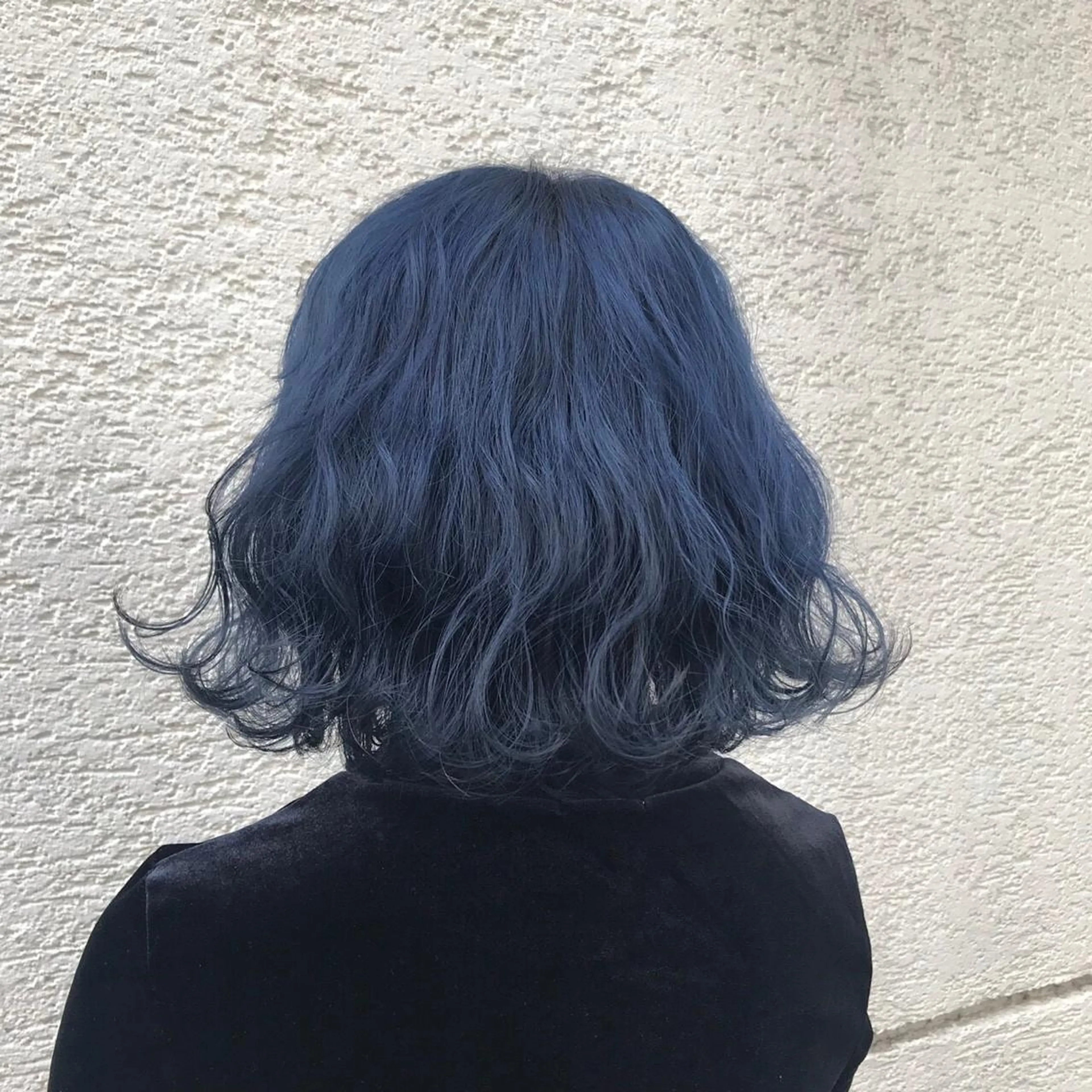 ミディアム カラー パーマ ヘアアレンジ メンズ キッズ ネイル マツエク・マツパ ブルーカラー ネイビーカラー ブルー ネイビー 架空〜KAQU〜所属・【clan】 NOGAMIのヘアスタイル