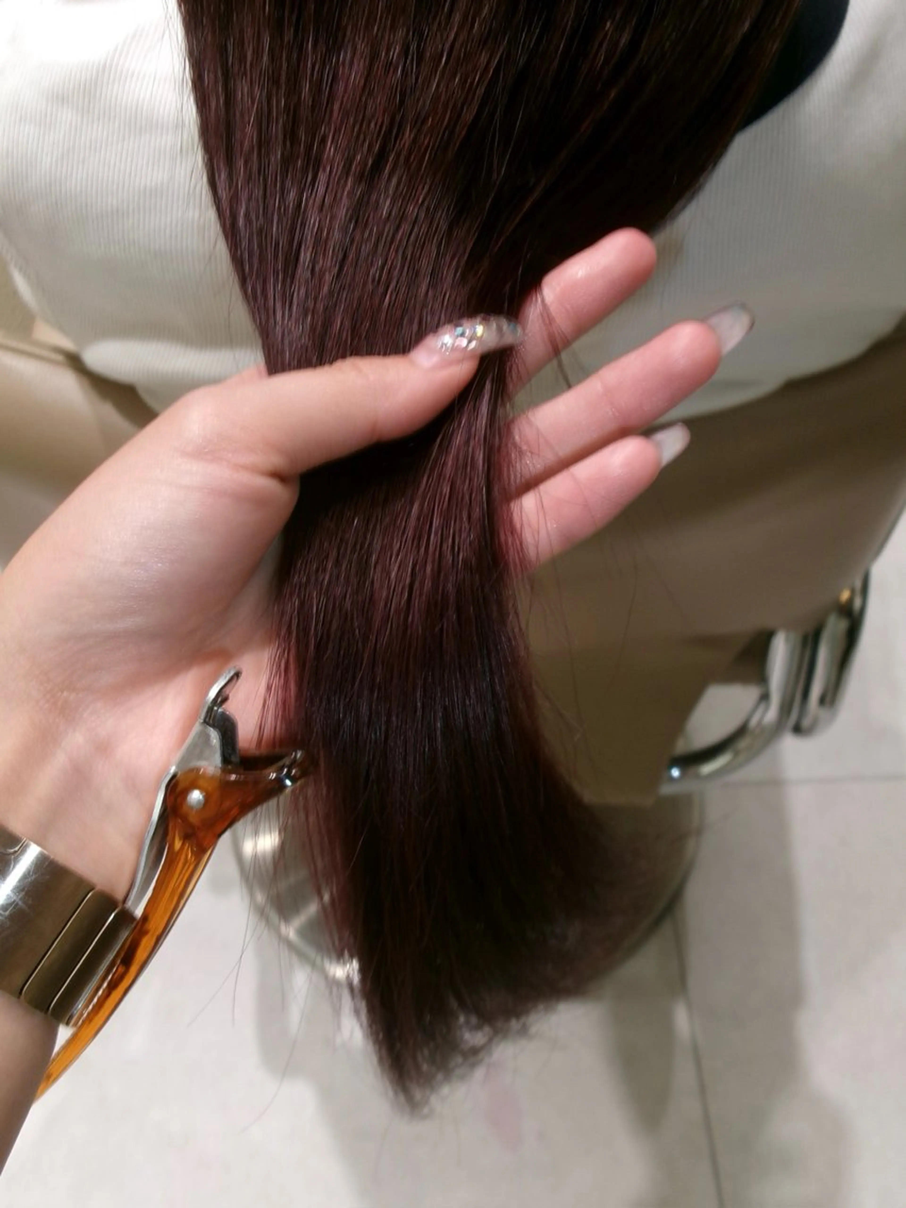 one color➕care treatmentの写真