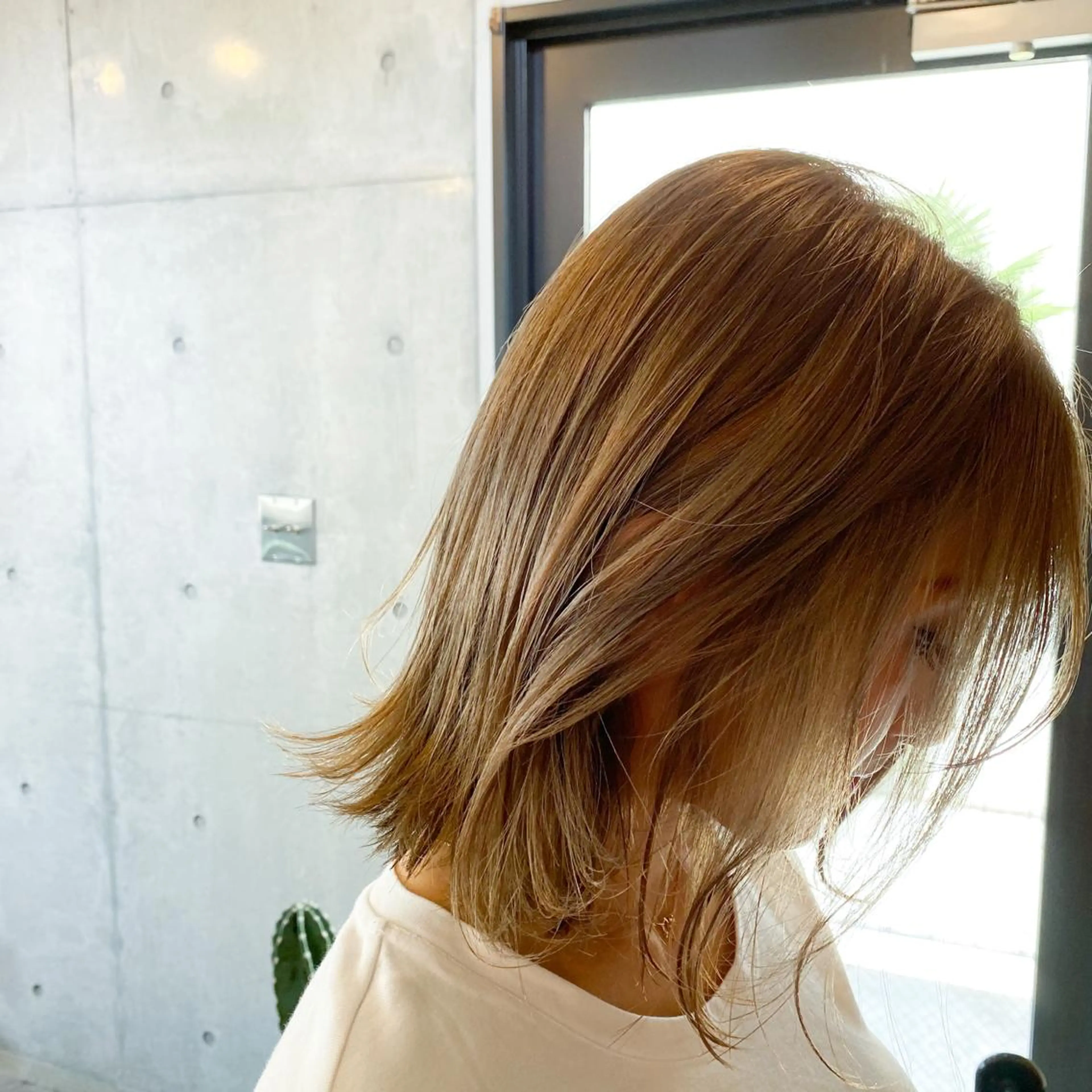 ミディアム カラー ヘアカラー トリートメント ヘッドスパ ヘアセット 大宮 / ボブ特化 永井竜也のヘアスタイル