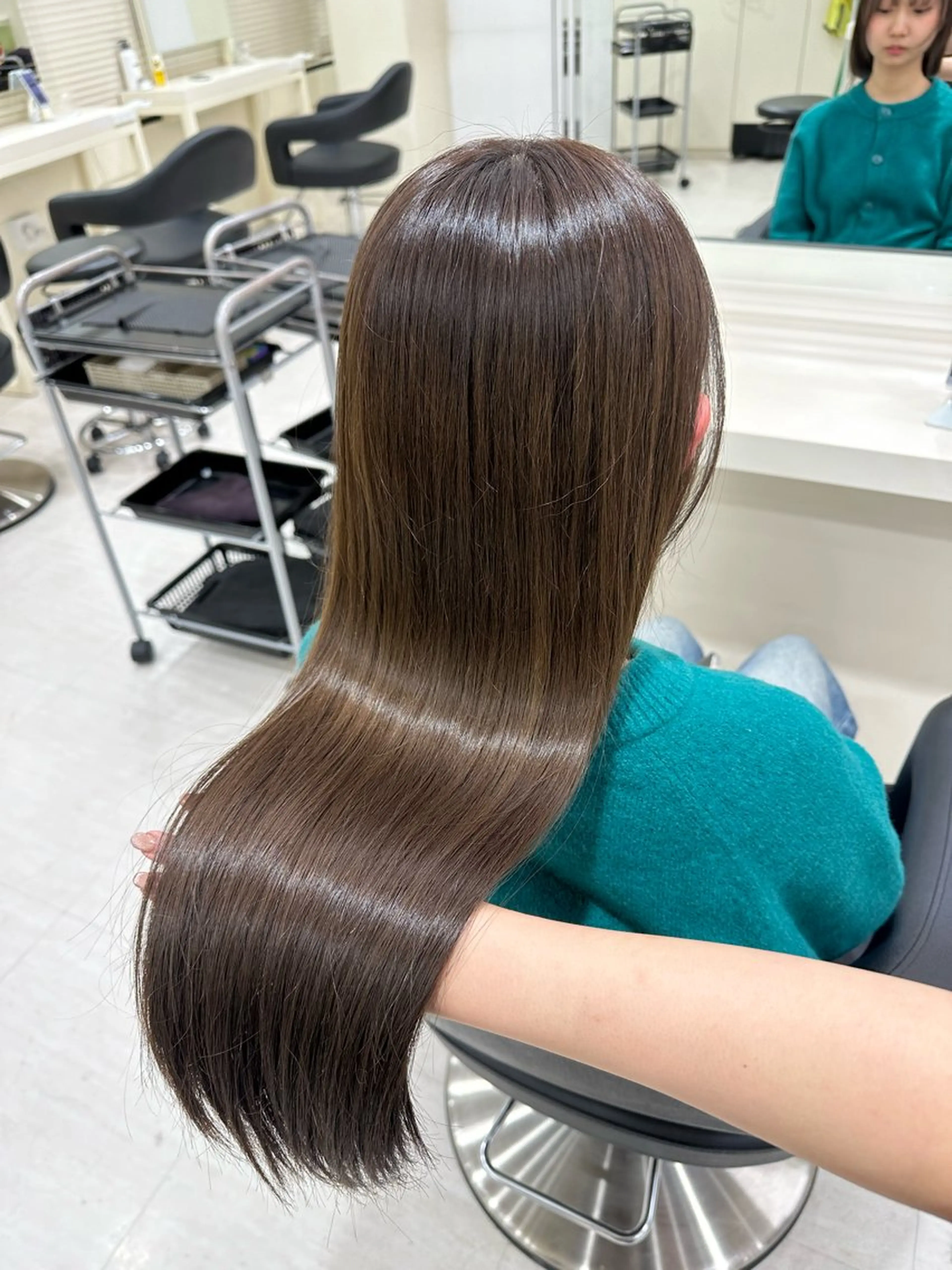 ロング カラー ヘアアレンジ ヘアカラー トリートメント 🎀 yuuka🎀のヘアスタイル
