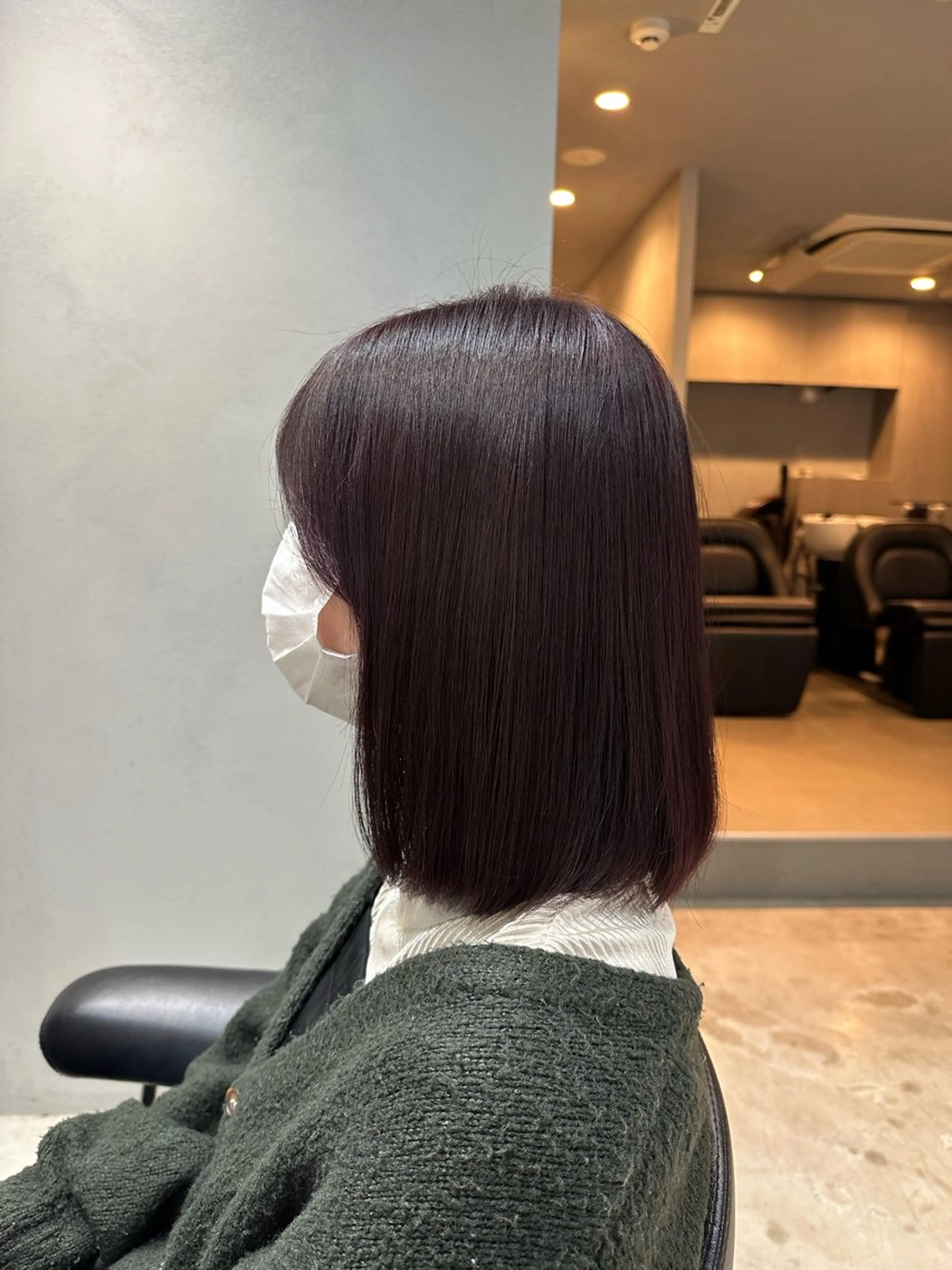 ミディアム カラー 透明感カラー カット ヘアカラー ボブカット/パーマ/ 齋藤大貴のヘアスタイル