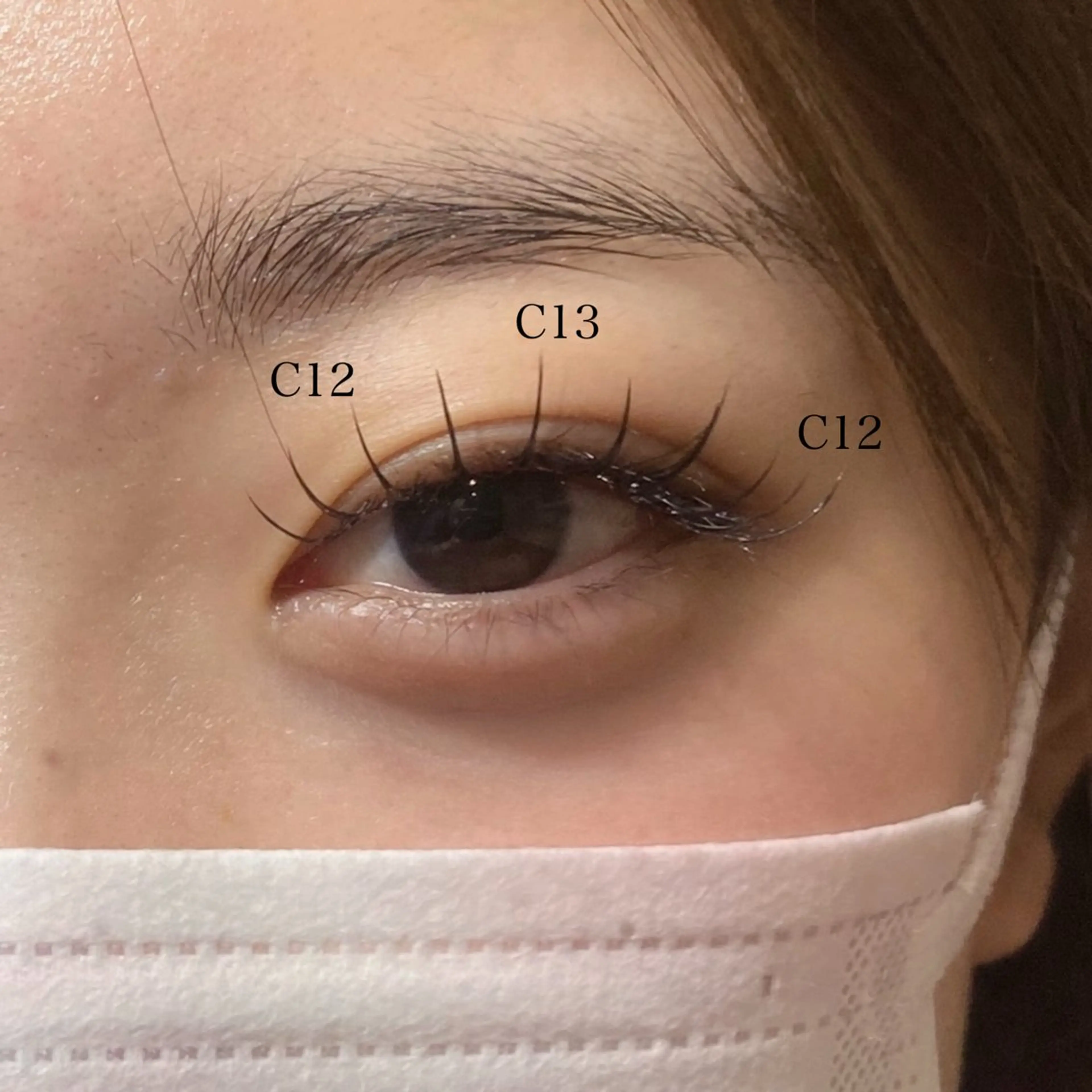 マツエク・マツパ マツエク Veil chihiroのマツエク・マツパデザイン