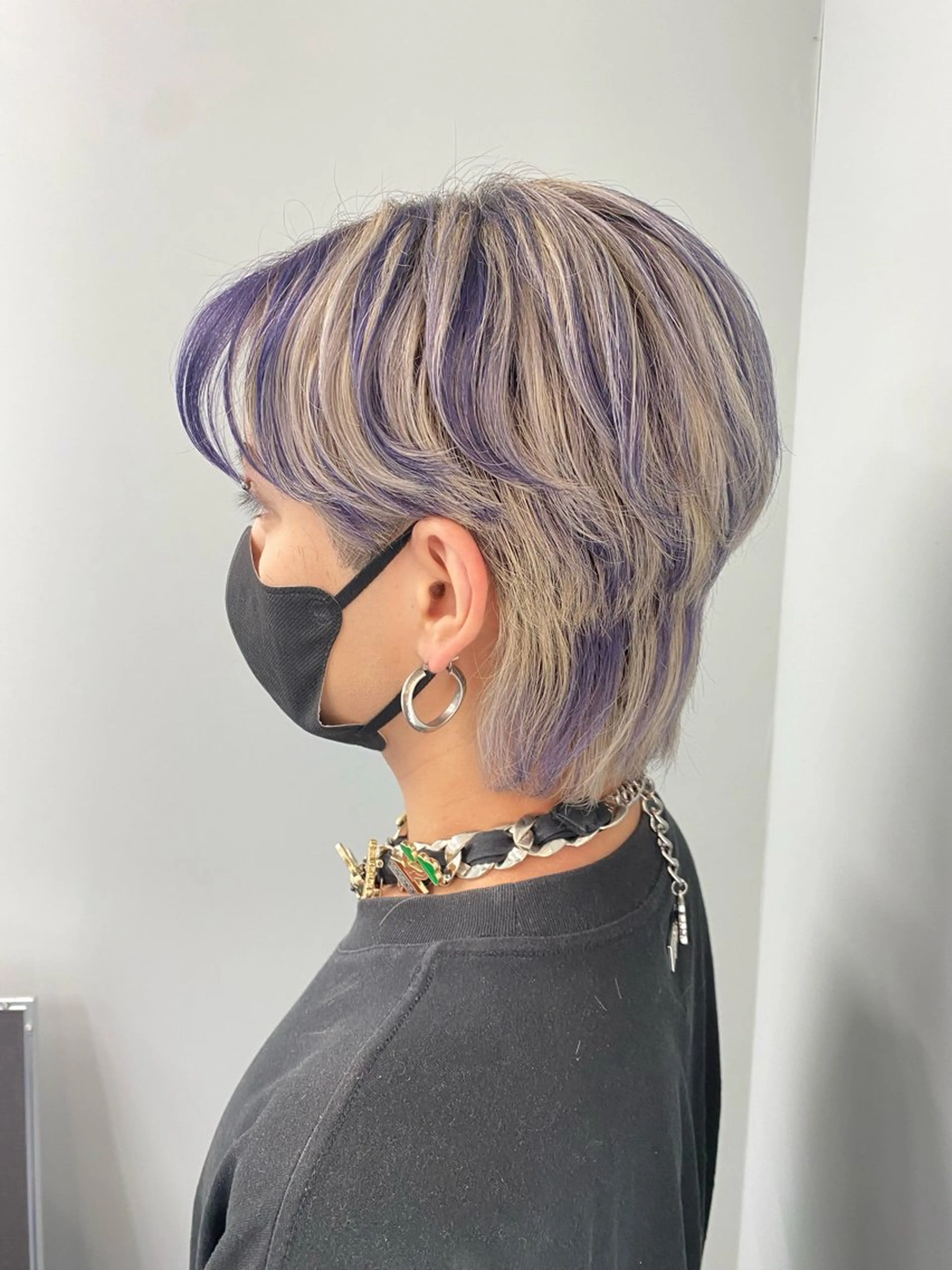 カラー メンズ メンズハイライト ハイライトカラー La fith hair belle 九大学研都市店所属・La fith いでりゅうたのヘアスタイル