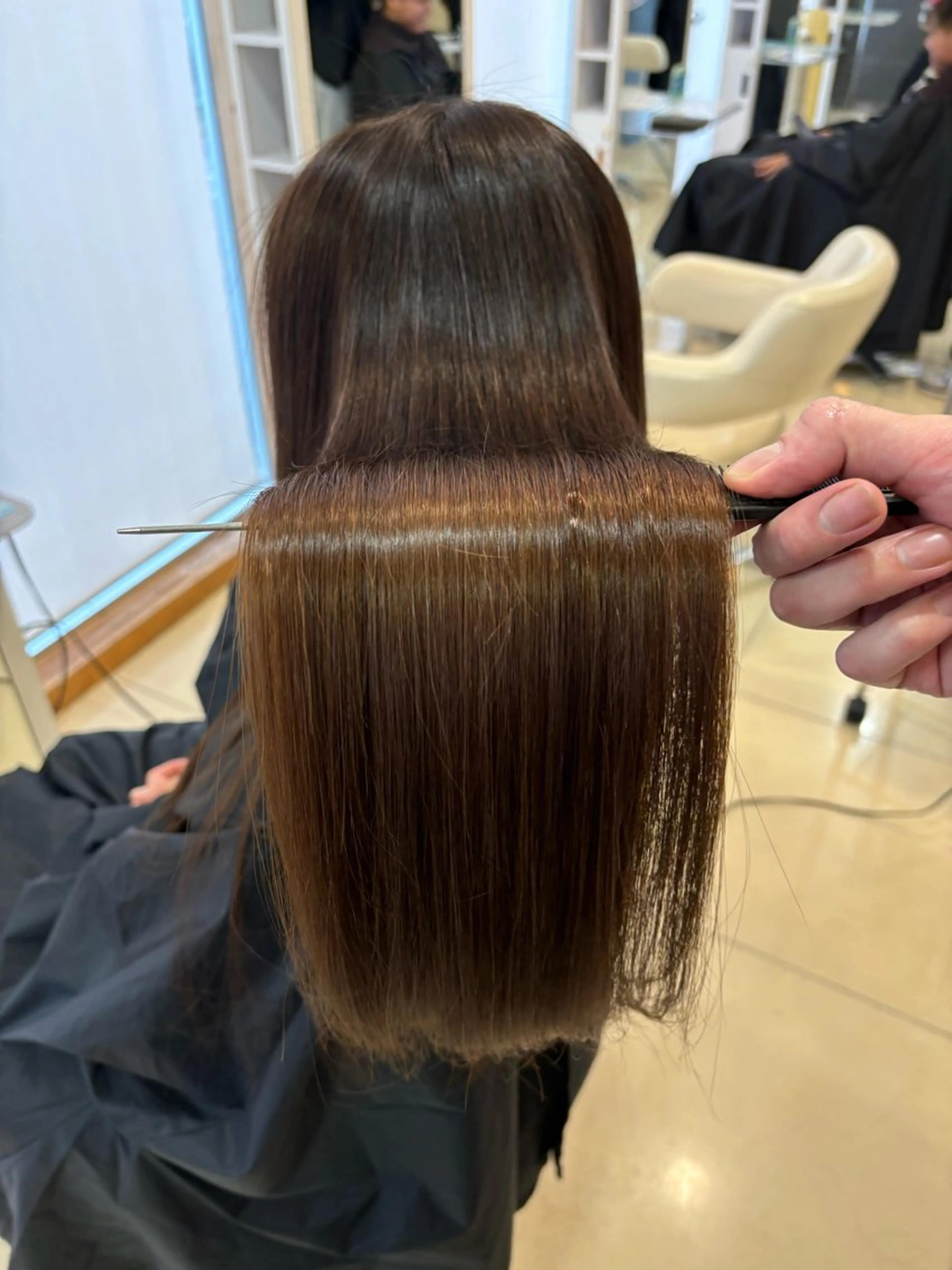 ロング 縮毛矯正 🎈カラーエステ 🎈通事  啓人のヘアスタイル