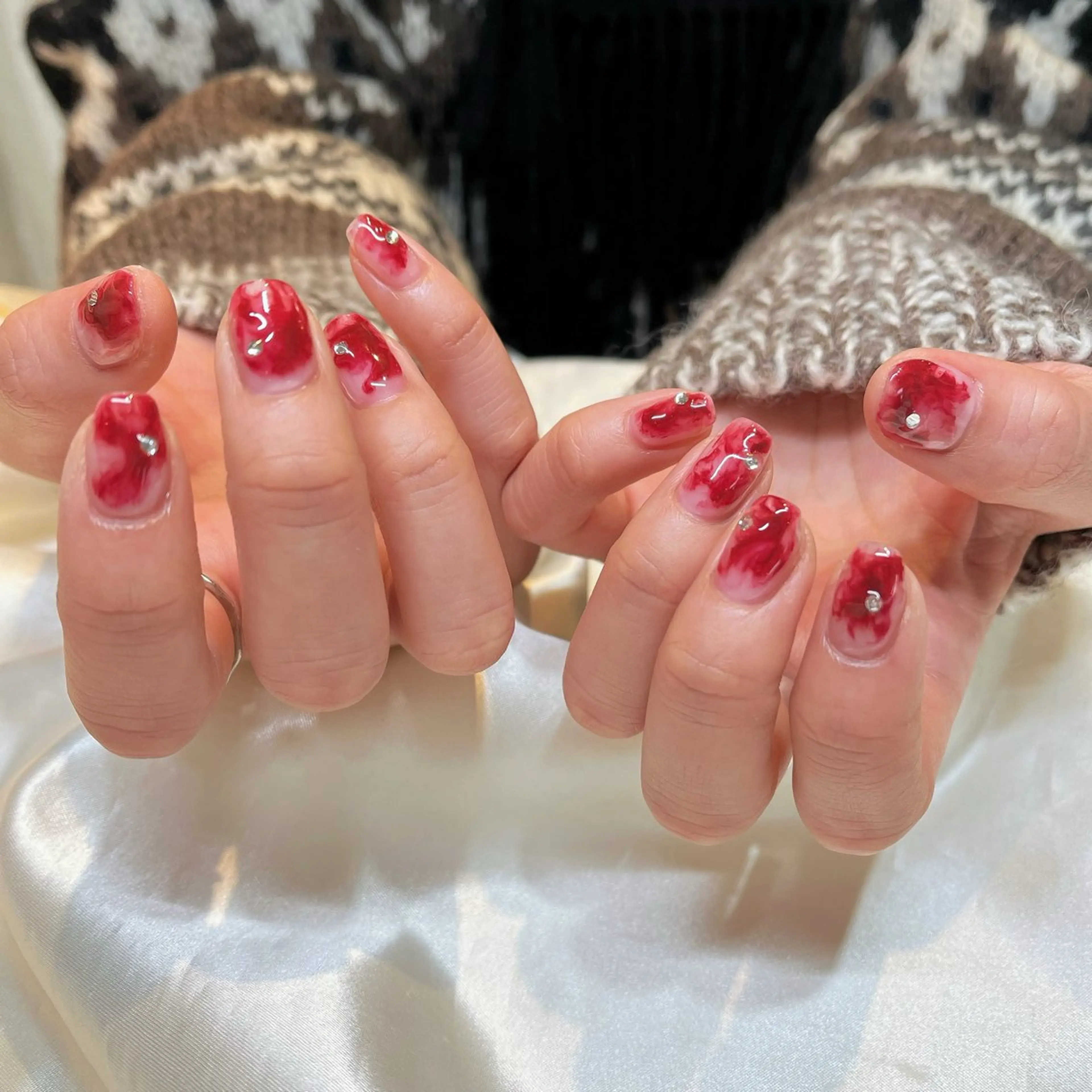 ネイル ハンドネイル 内田 里穂のネイルデザイン