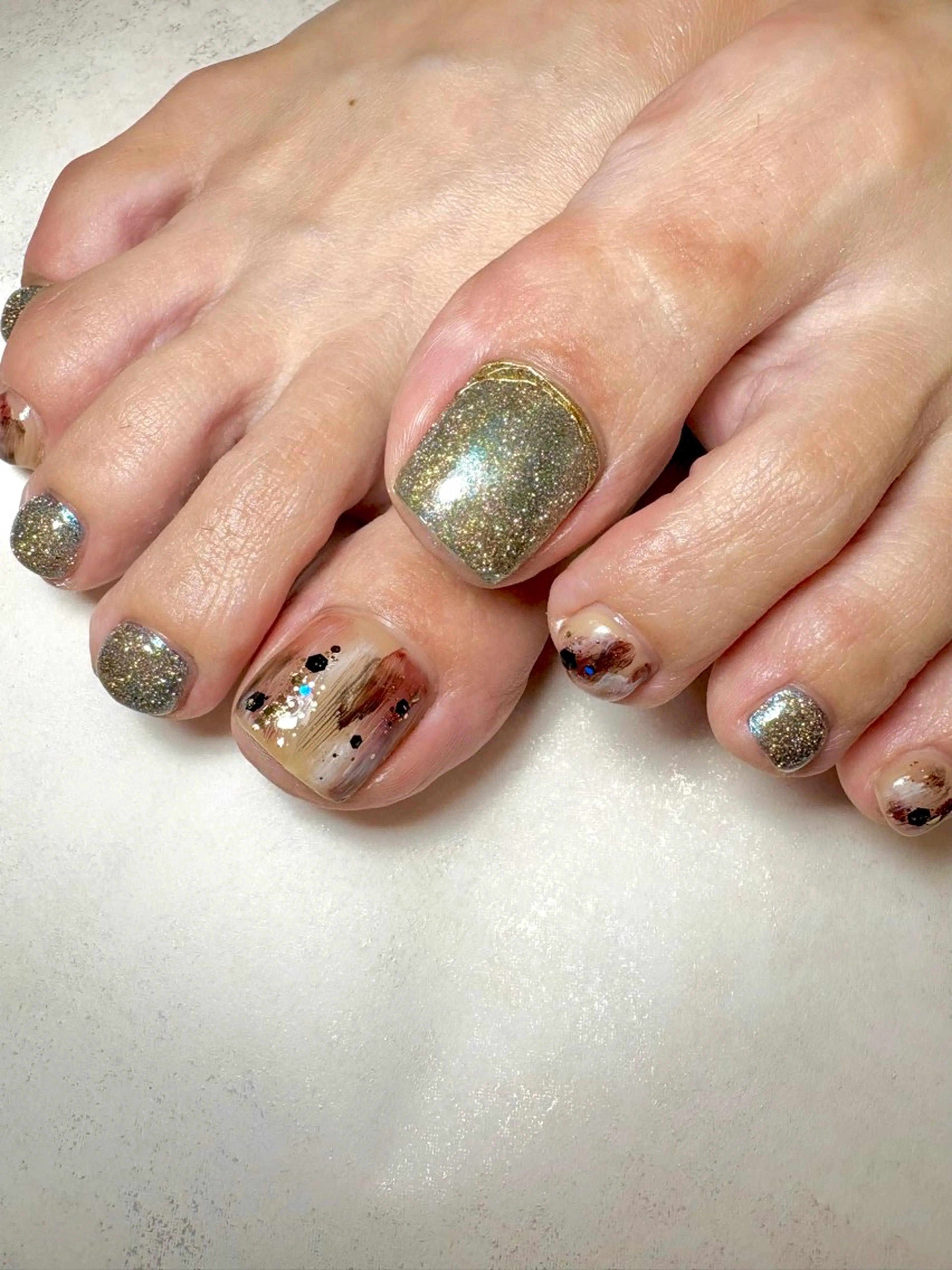 ネイル フットネイル ニュアンスネイル BEAUTY GARDEN 【nail salon unseul】所属・nana .のネイルデザイン