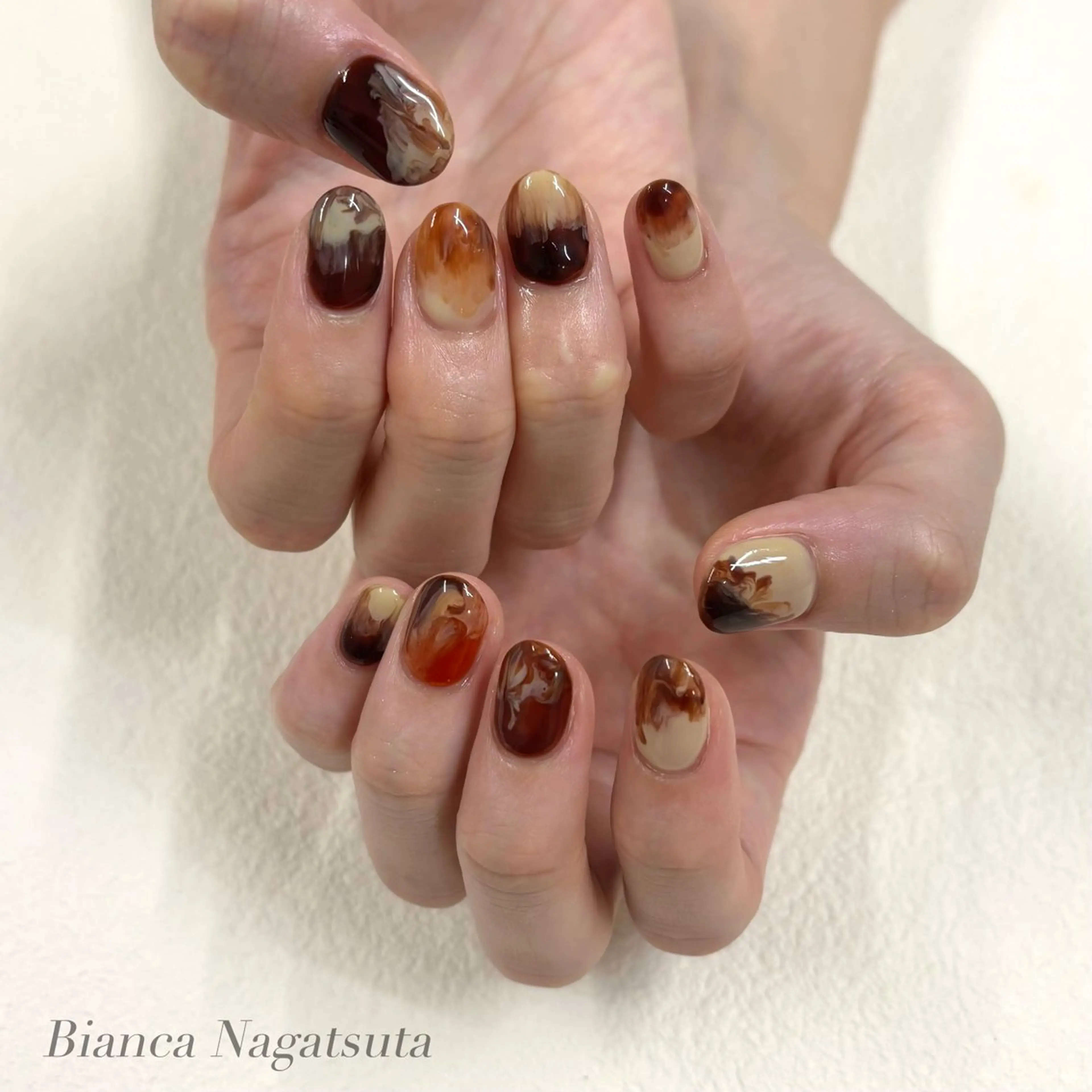 ネイル ハンドネイル Bianca長津田 mukaeのネイルデザイン