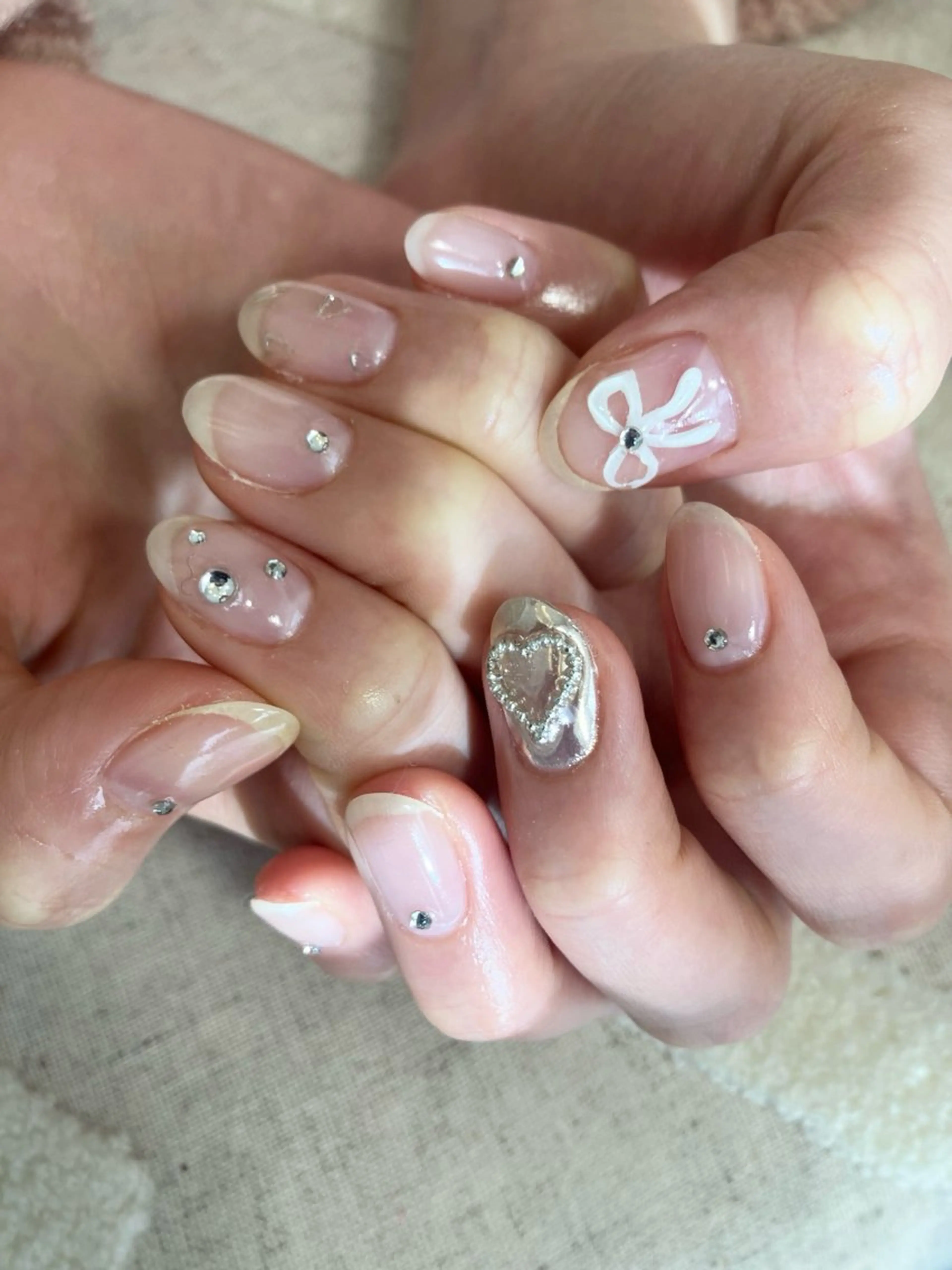 ネイル Nail salon Roovely 代官山店【ネイルサロンルブリー】所属・roovely Rumi／ニュアンスのネイルデザイン