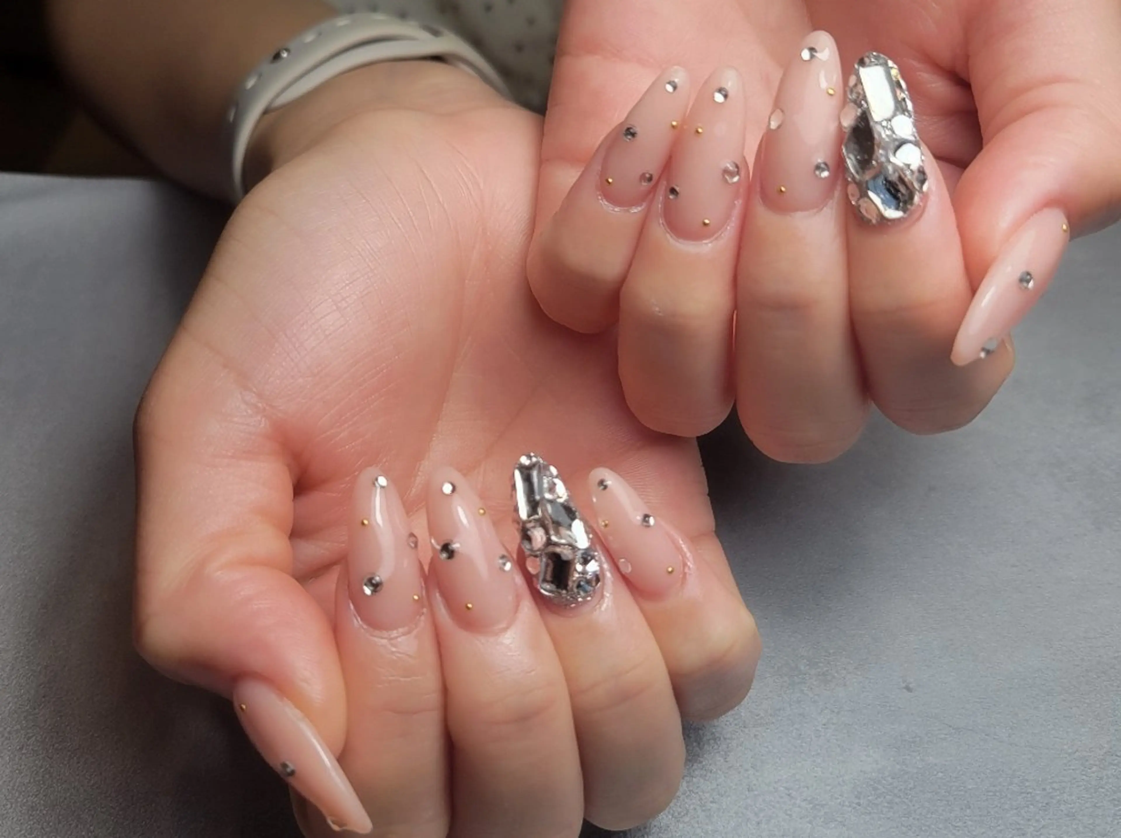 ネイル スカルプネイル ハンドネイル ハンドケア MU5-nail 金山ネイルサロンのネイルデザイン