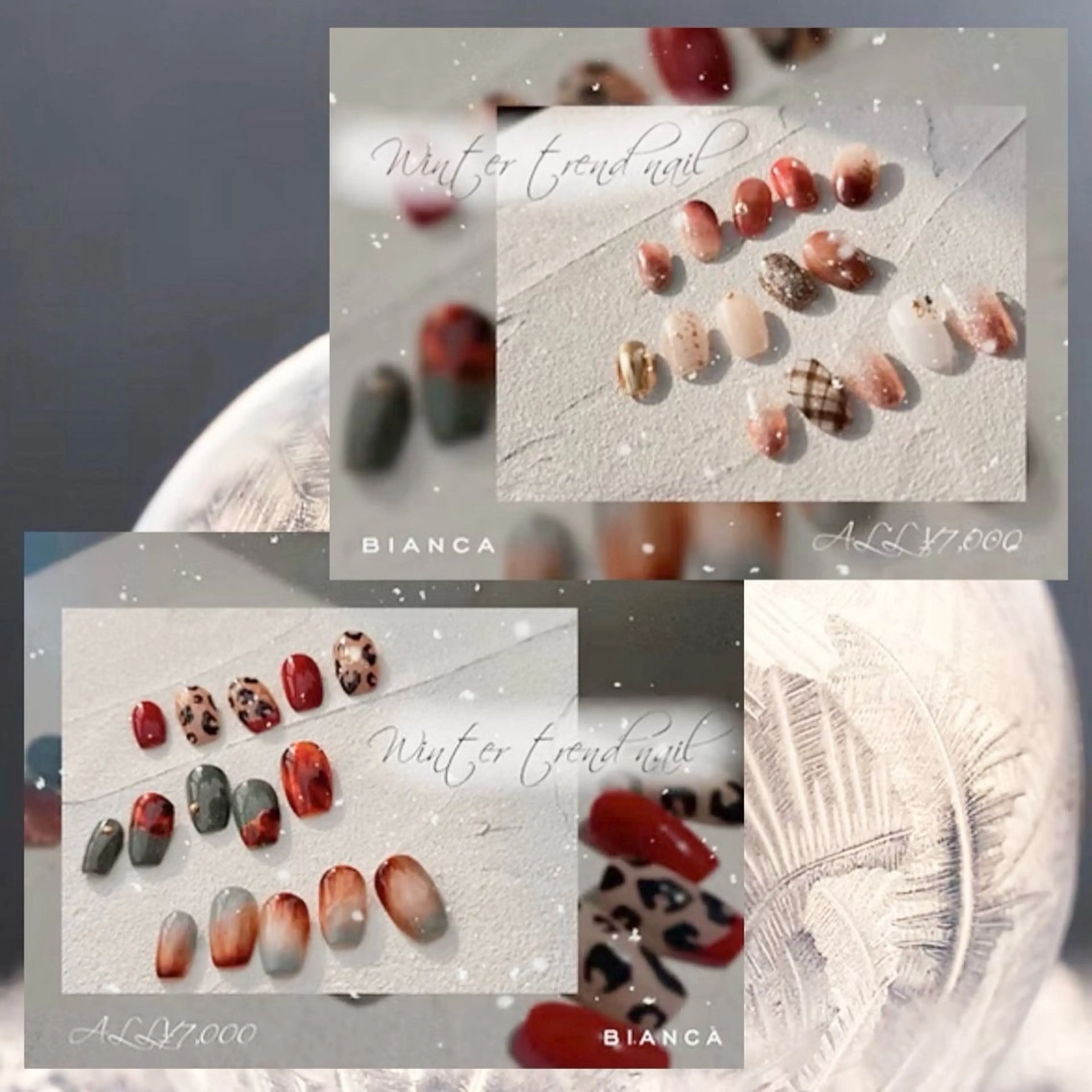 オフ🈶/ハンド🖐🏻💕【❄️冬トレンド定額デザイン❄️】の写真