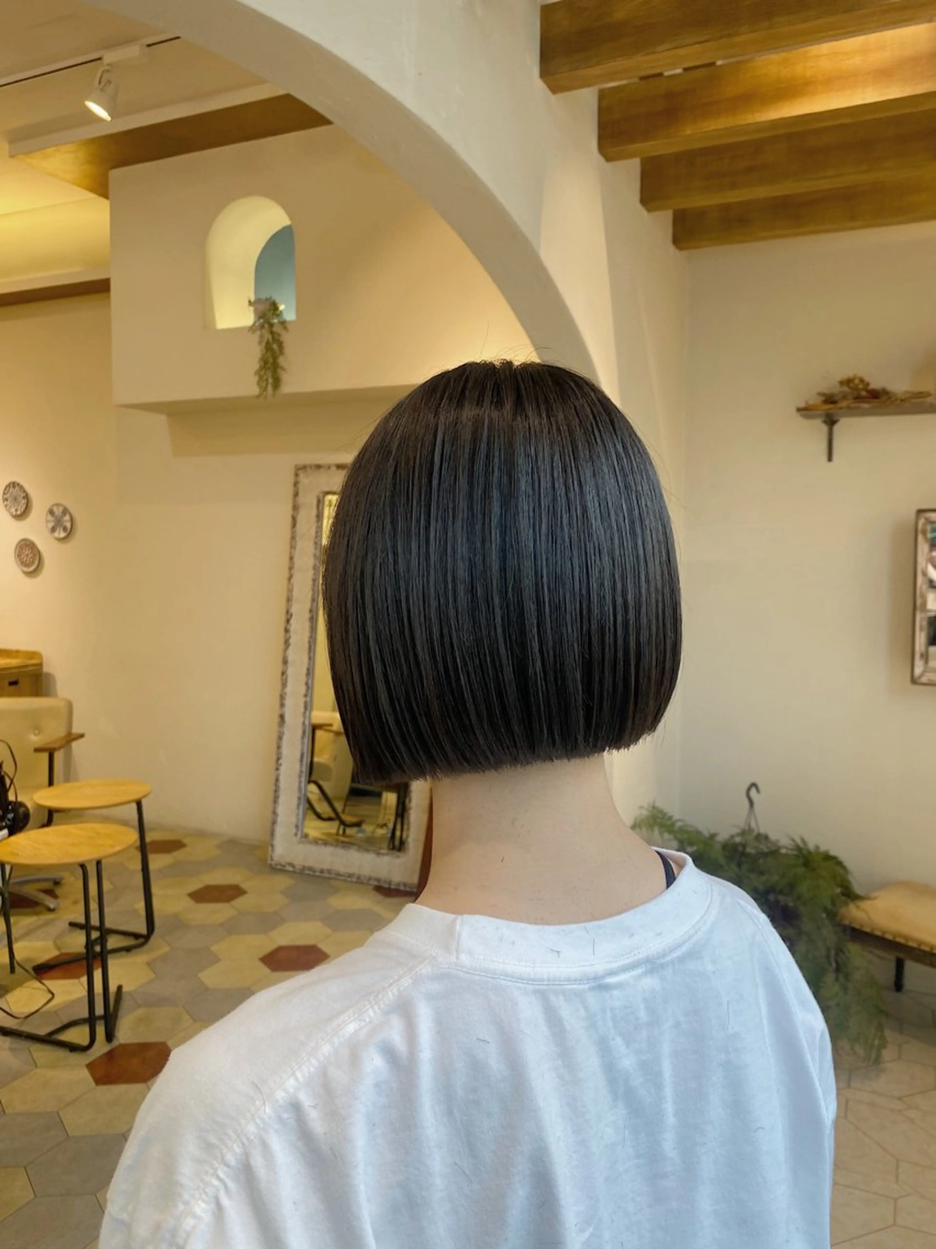 ショート 艶髪/艶カラー/縮毛 /   タキダのヘアスタイル