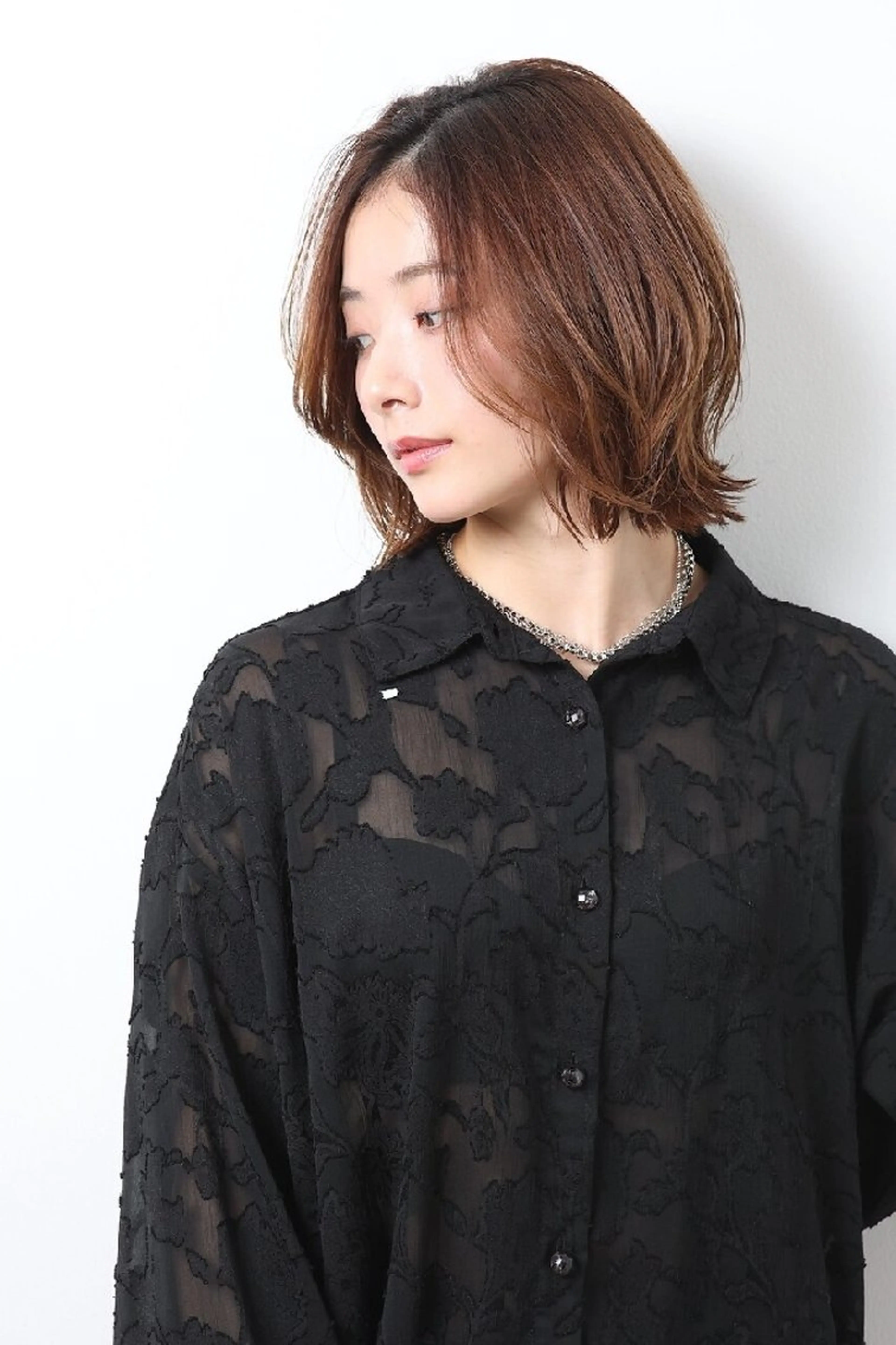 カラー ショート ボブ 小顔カット カット ヘアカラー トリートメント 自由が丘×似合わせ ディレクター枦山大将のヘアスタイル