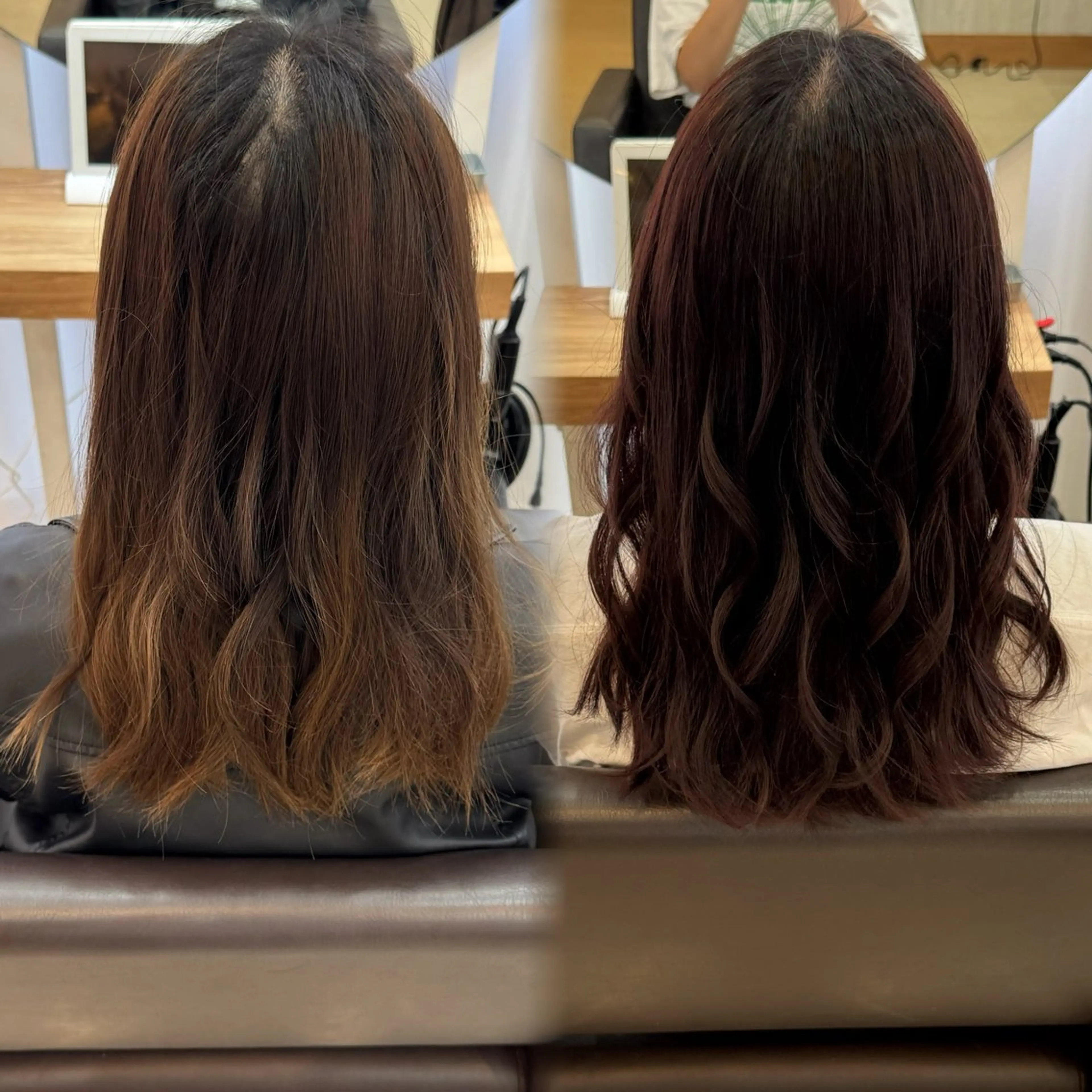 セミロング ヘアカラー Agu hair 粉河のヘアスタイル