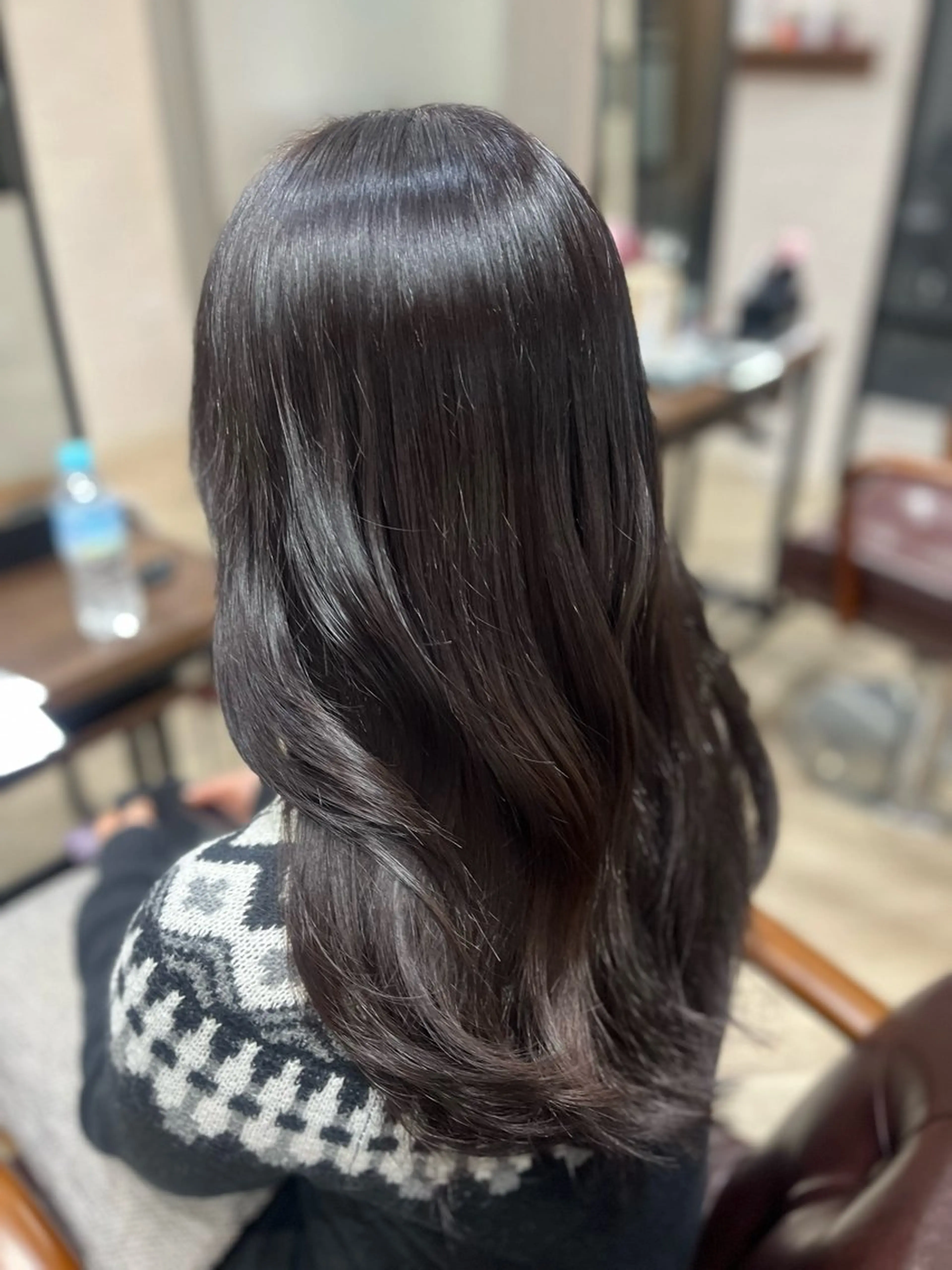 ロング カラー グレージュ バイオレットカラー バイオレットグレージュ カット ヘアカラー トリートメント 🫧ぷる艶カラー🫧 Yuubi🦩のヘアスタイル