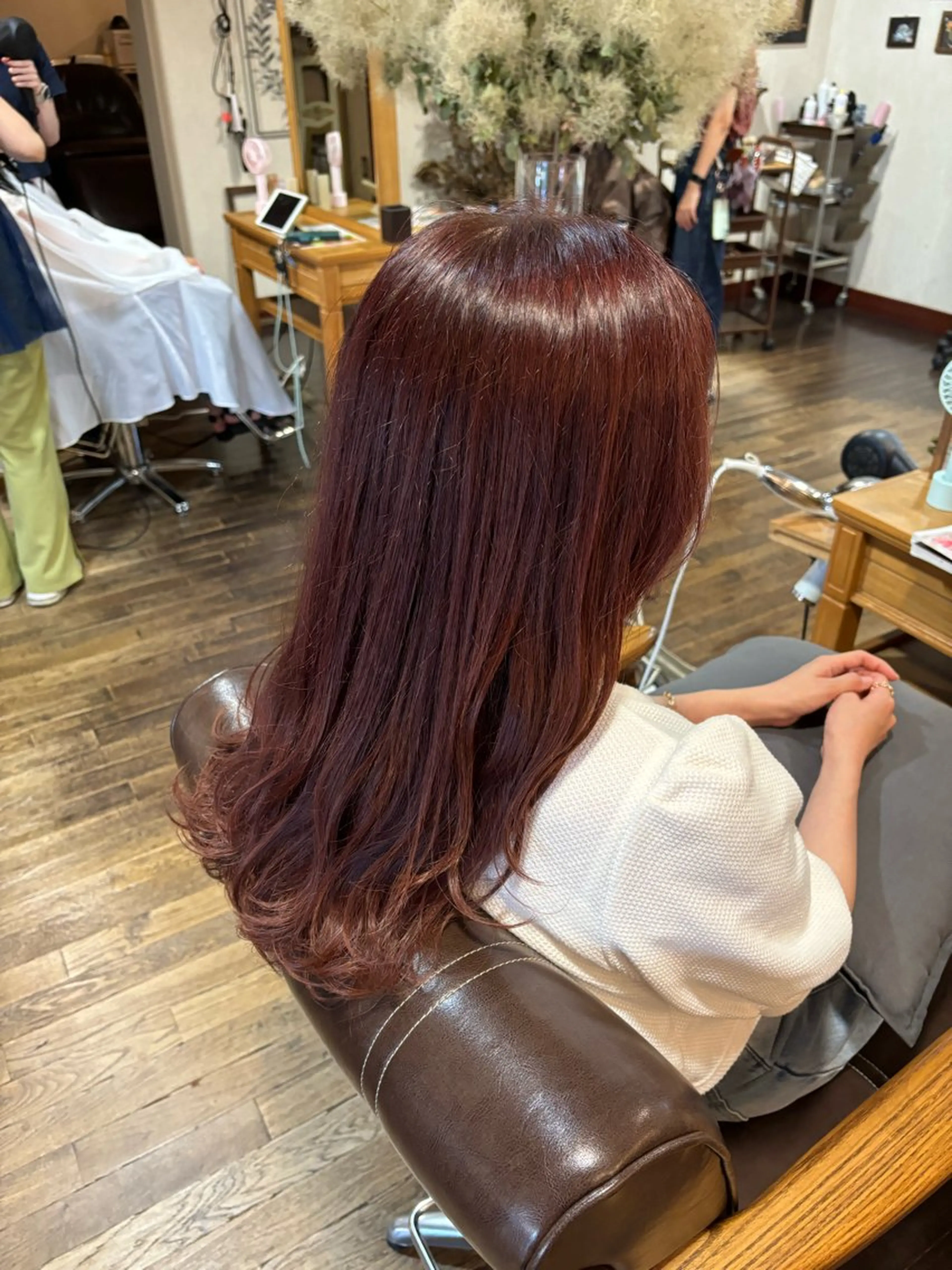 カラー ピンクカラー アカリ😸🫶 カラーリスト🧡のヘアスタイル