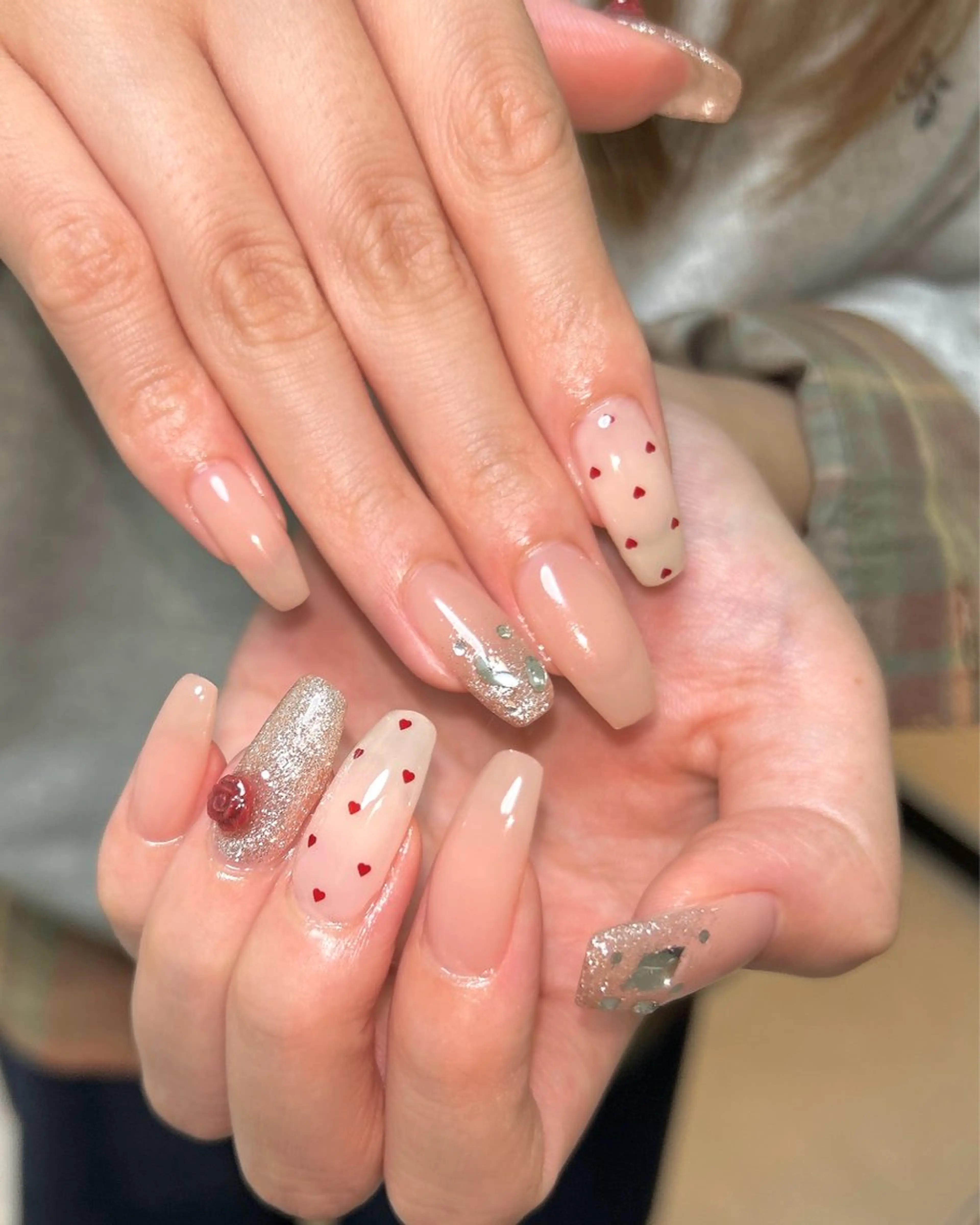 ネイル ハンドネイル ten nail salon　かえでのネイルデザイン