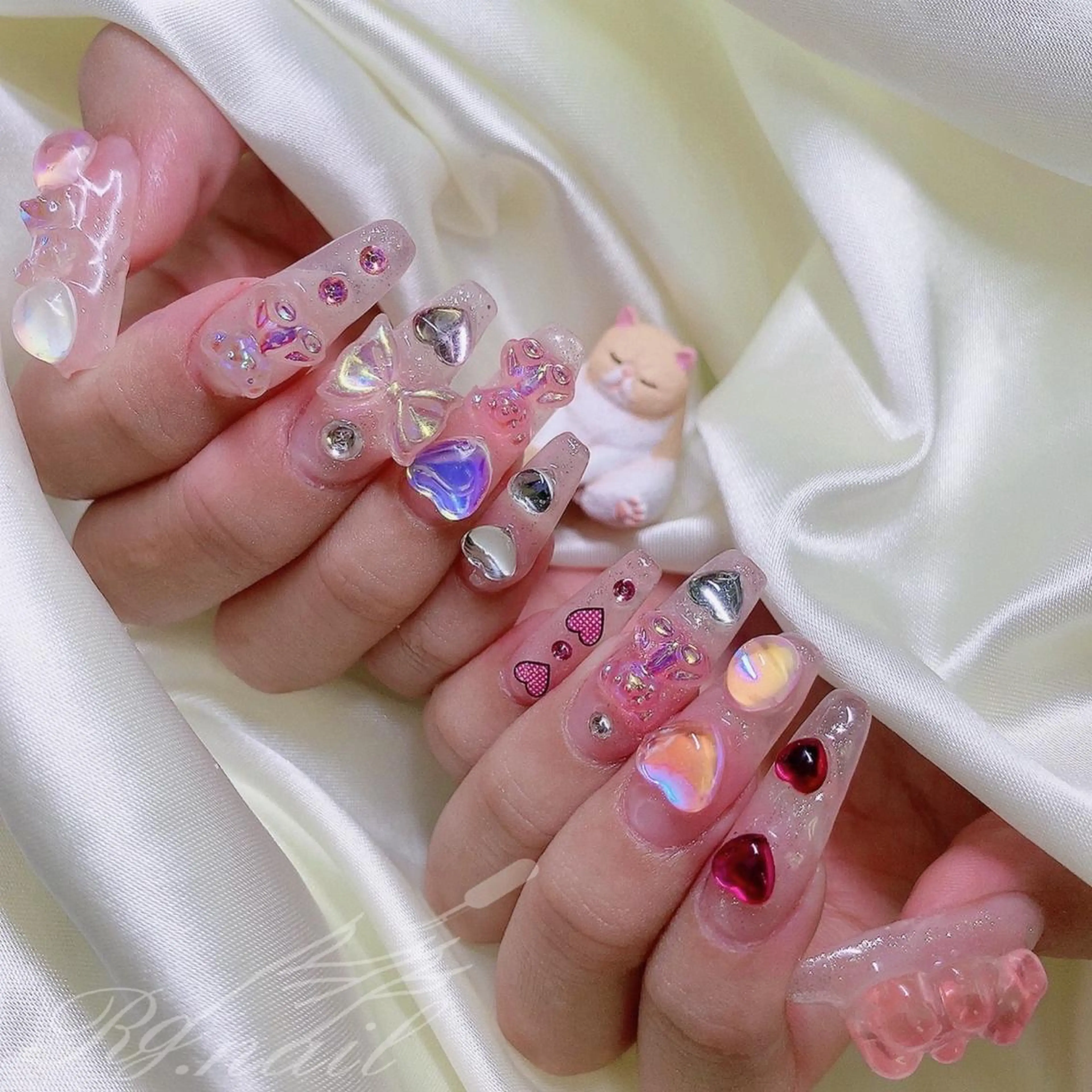 ロング ネイル Cho Artネイル所属・Cho Art ネイルのネイルデザイン