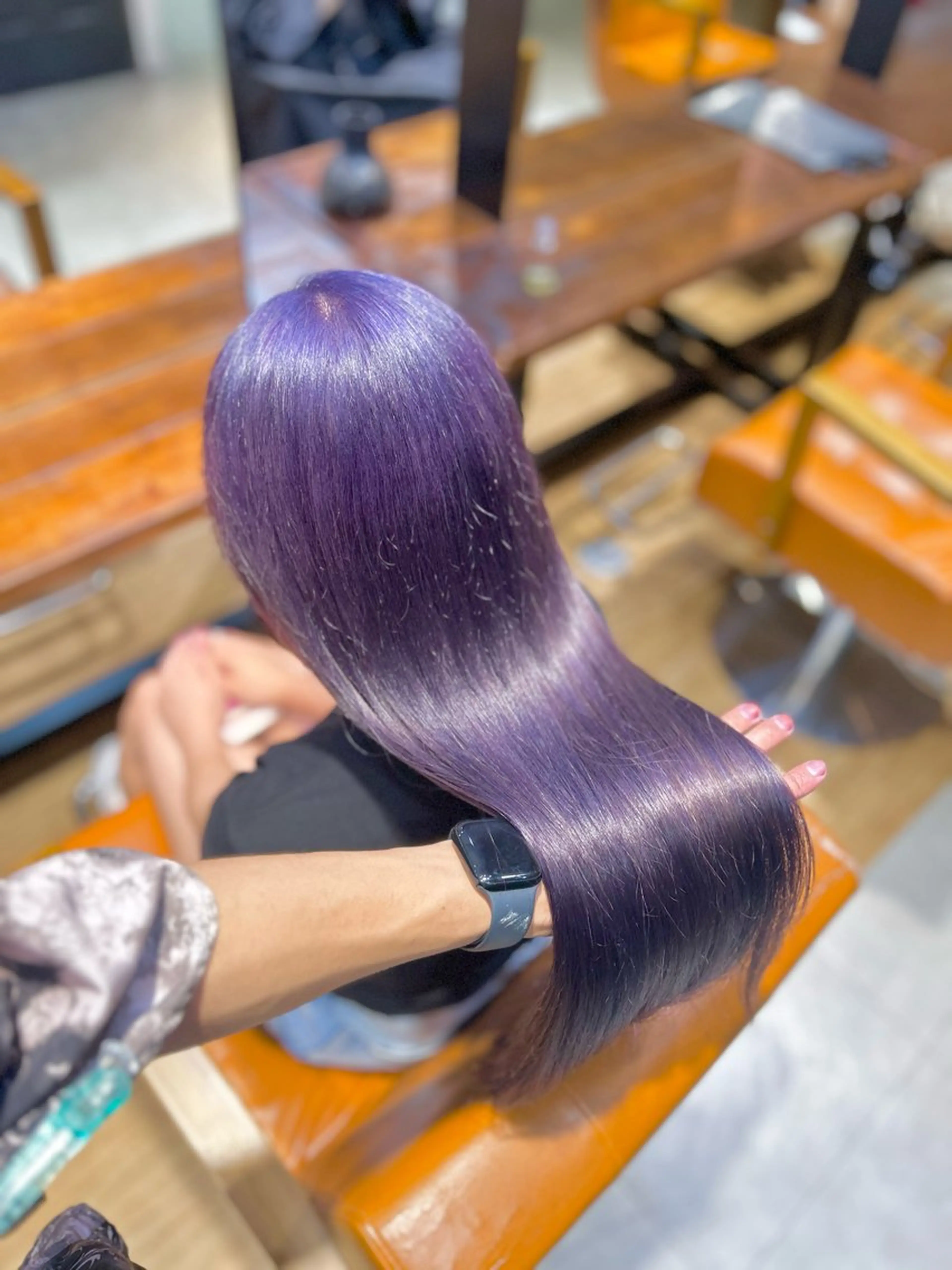 ロング カラー ヘアカラー トリートメント 💖カラー/ブリーチ 💖あつやのヘアスタイル