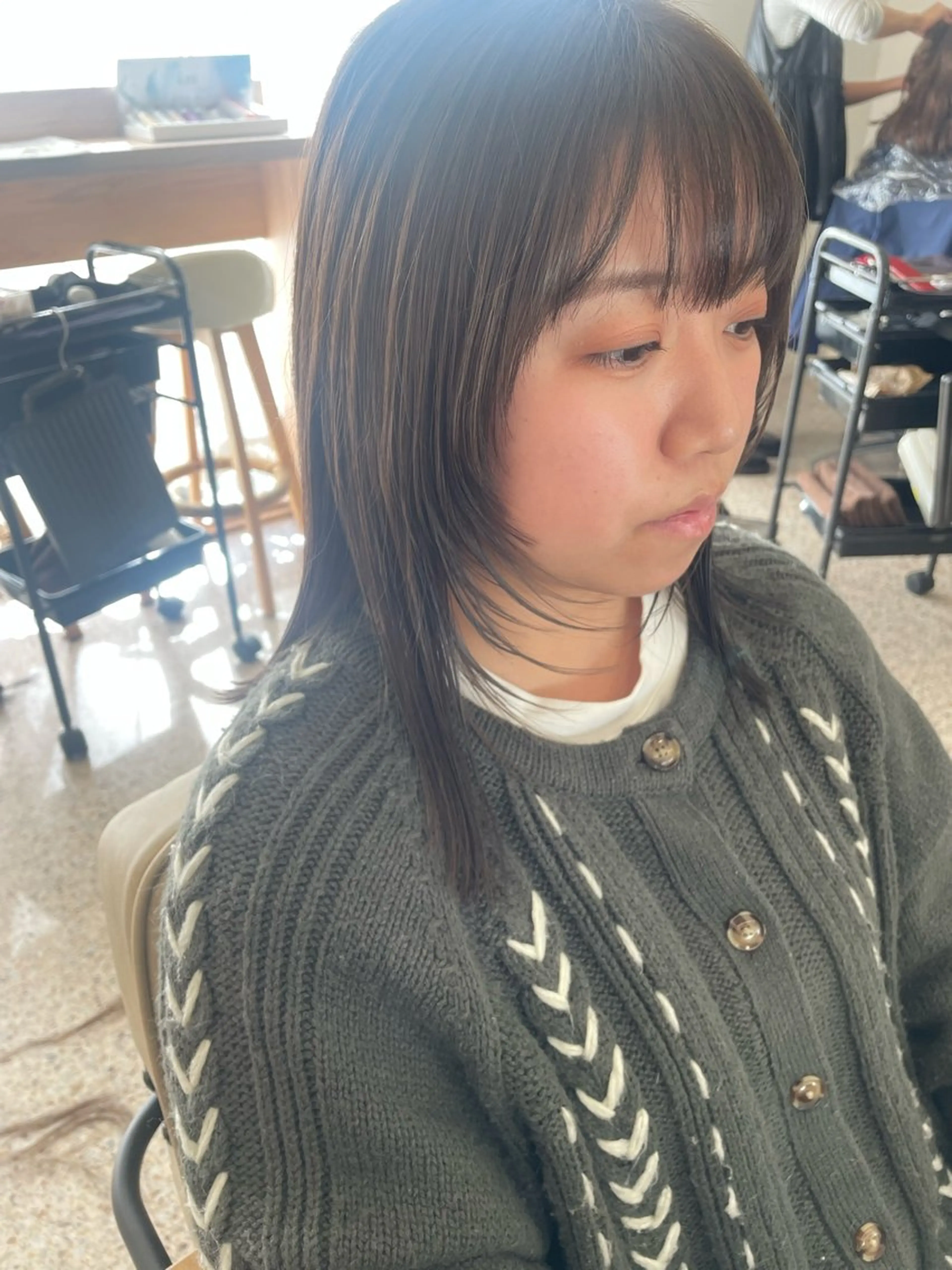 ミディアム カット ヘアカラー unica by milly 【緑地公園】所属・ユニカバイミリー MISAKI🫧のヘアスタイル