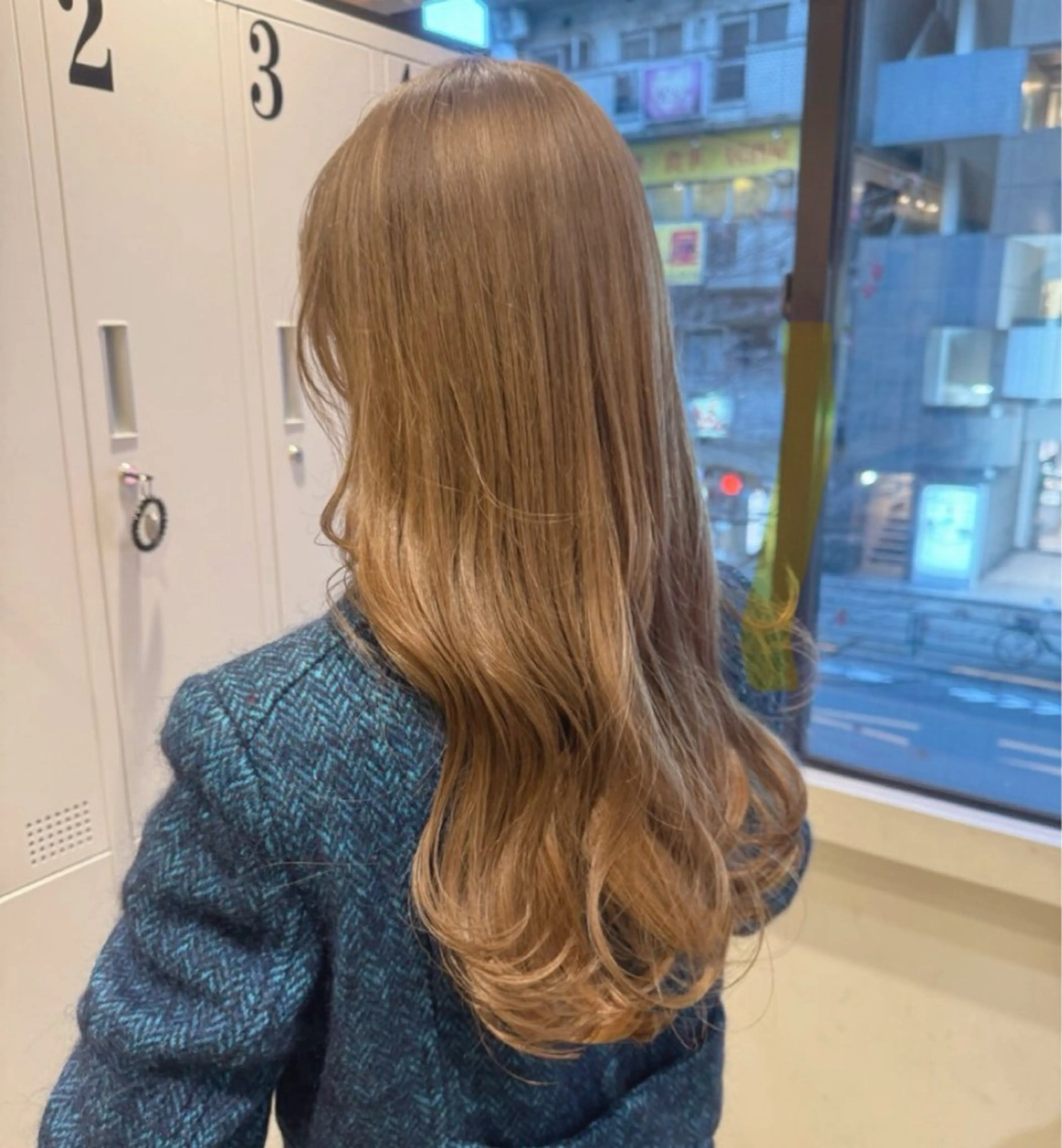 ロング カラー ヘアアレンジ ヘアカラー 柳川瑠衣菜 EIGHT/新宿のヘアスタイル