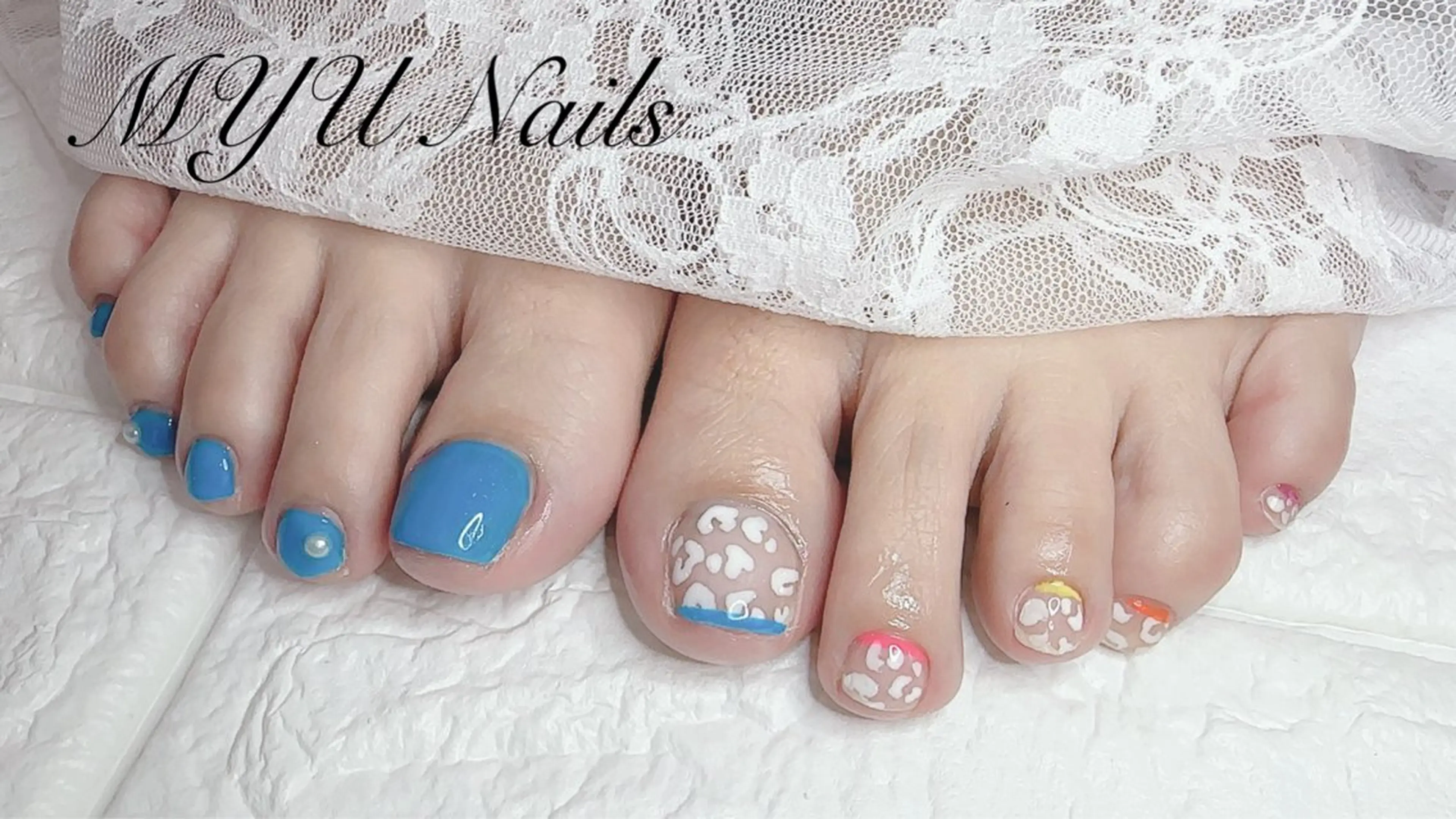 ネイル フットネイル ジェルネイル 持ち込み パラジェル MYU Nails所属・MYU Nailsのネイルデザイン