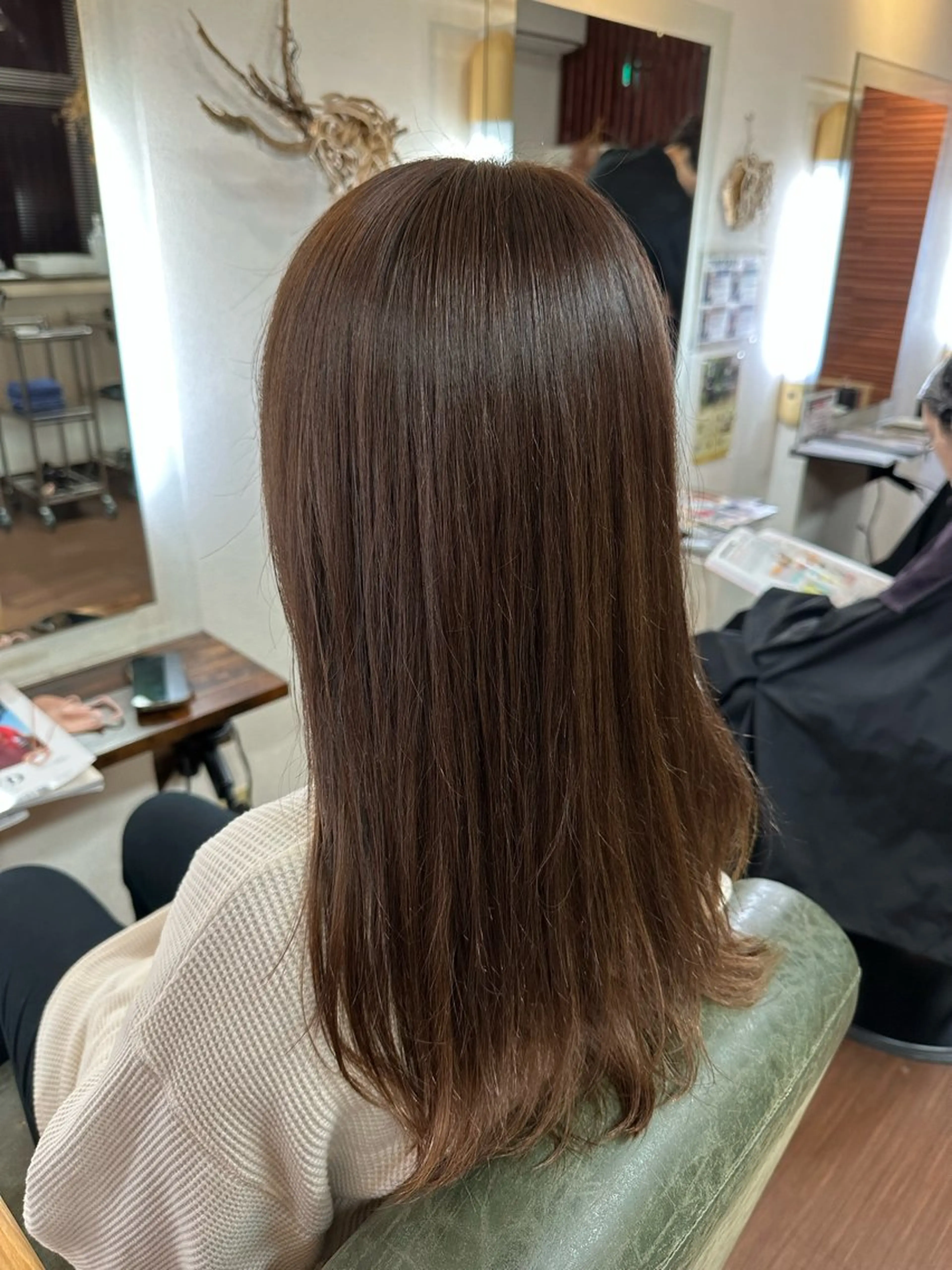 ロング カラー アッシュ パープルカラー カット ヘアカラー Glanzhair 🫧‪菊池柊真🫧のヘアスタイル