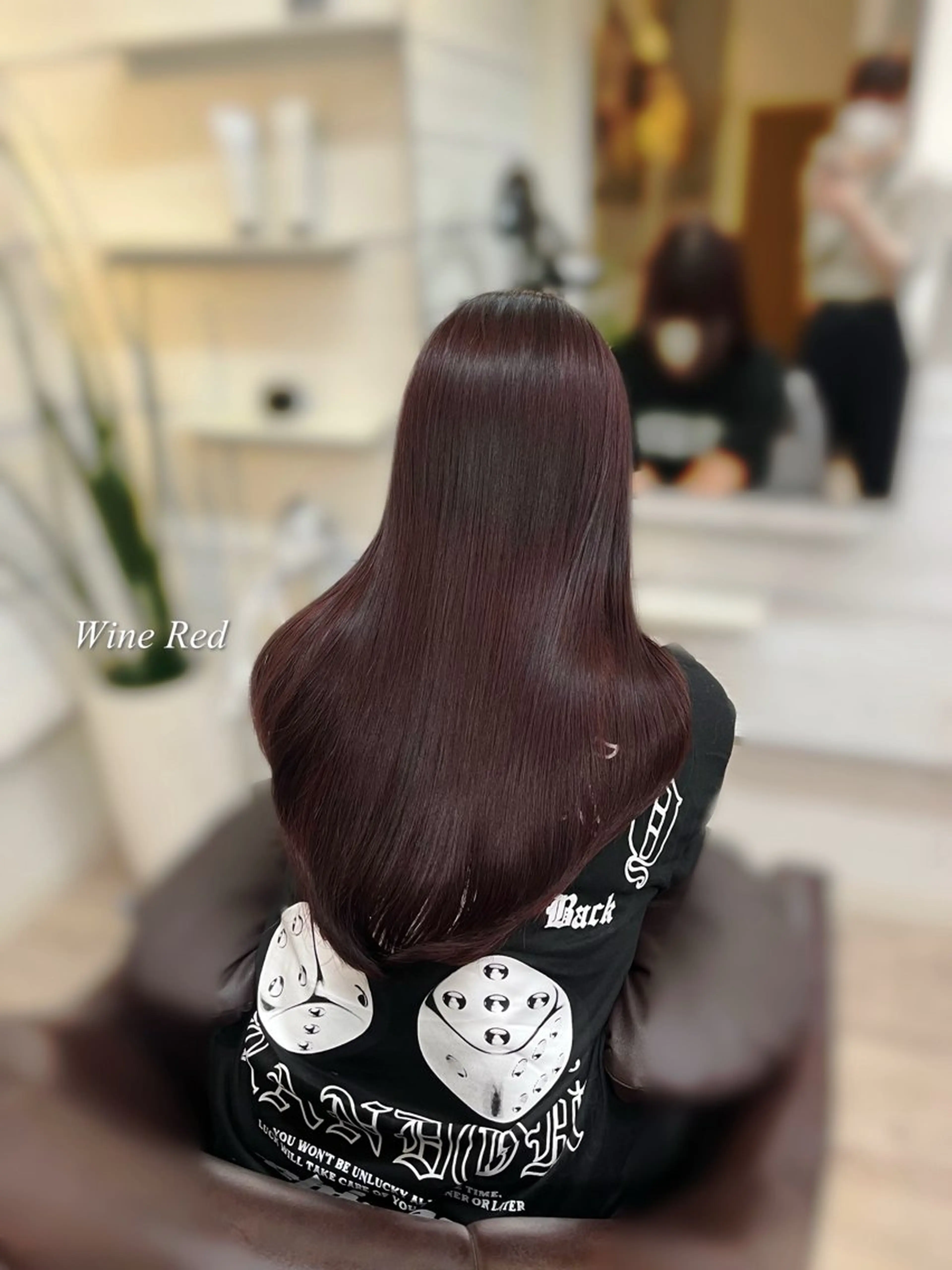 ロング ヘアカラー 松島 綾子のヘアスタイル