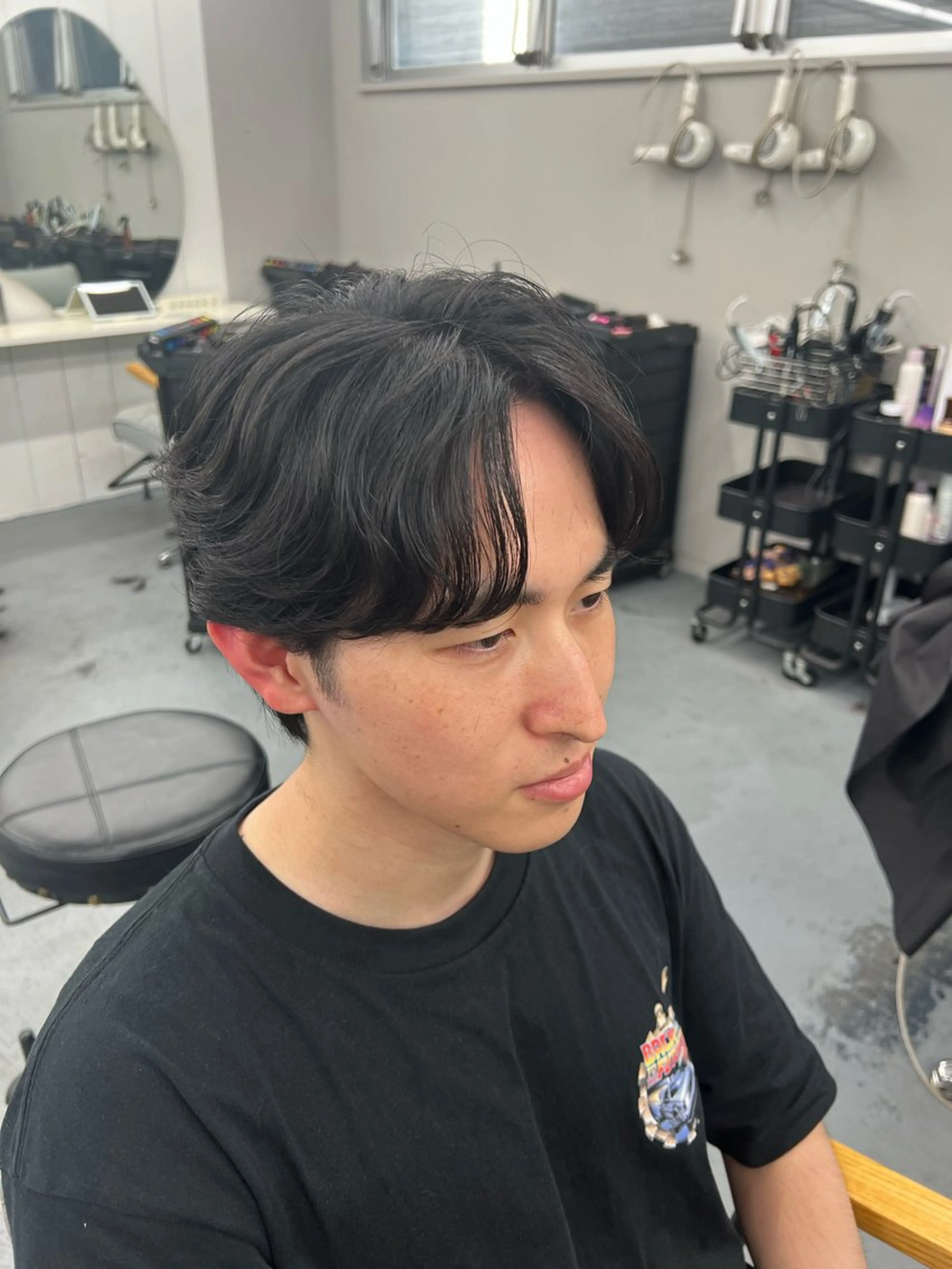 ショート カット パーマ トリートメント 縮毛矯正/髪質改善 ケアカラー/亀田泰生のヘアスタイル