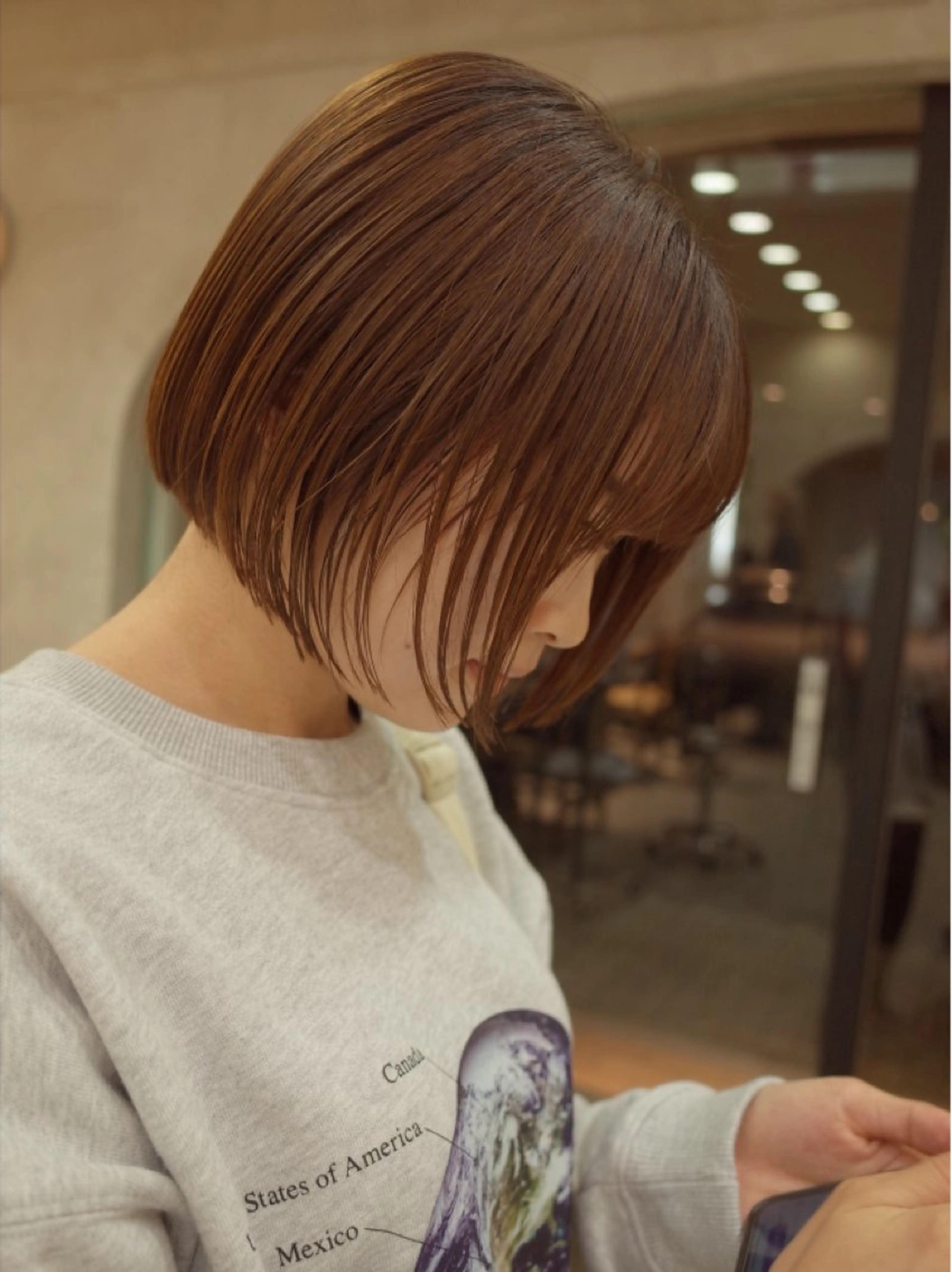 ショート カラー カット ヘアカラー ウルフ、ボブ美容師 今井のヘアスタイル