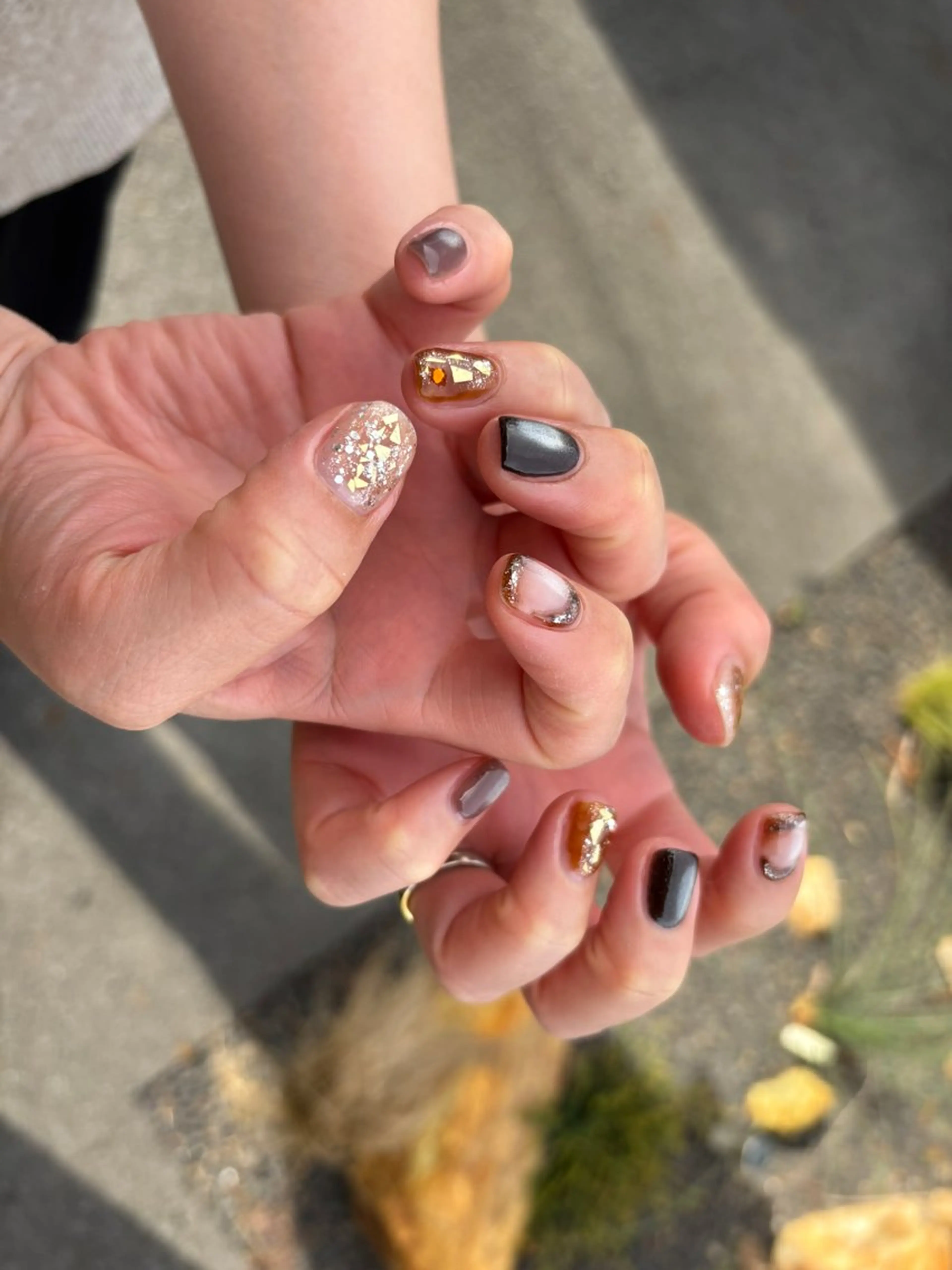 ニュアンスネイル4本 オフありの写真