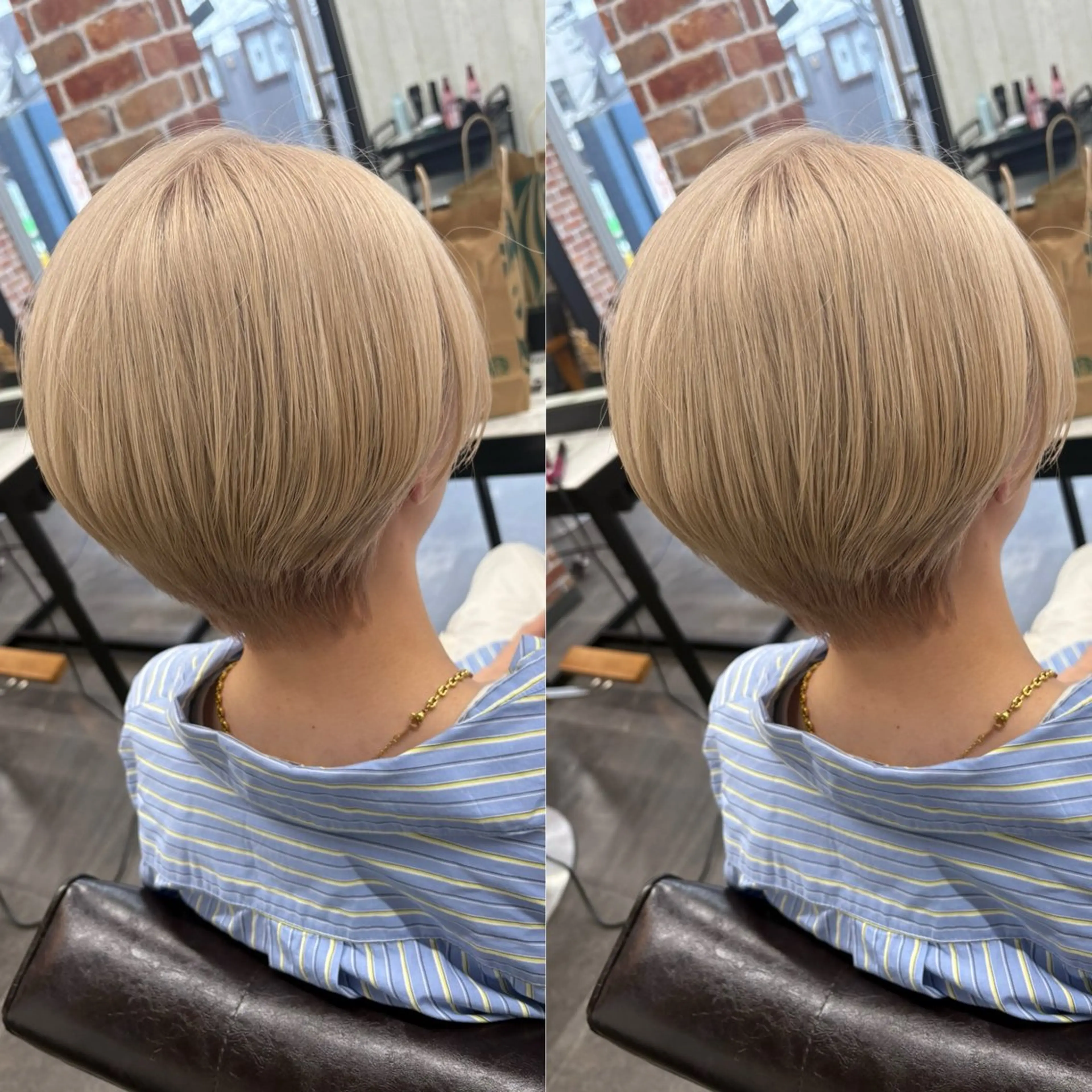 ショート MOMO KAのヘアスタイル