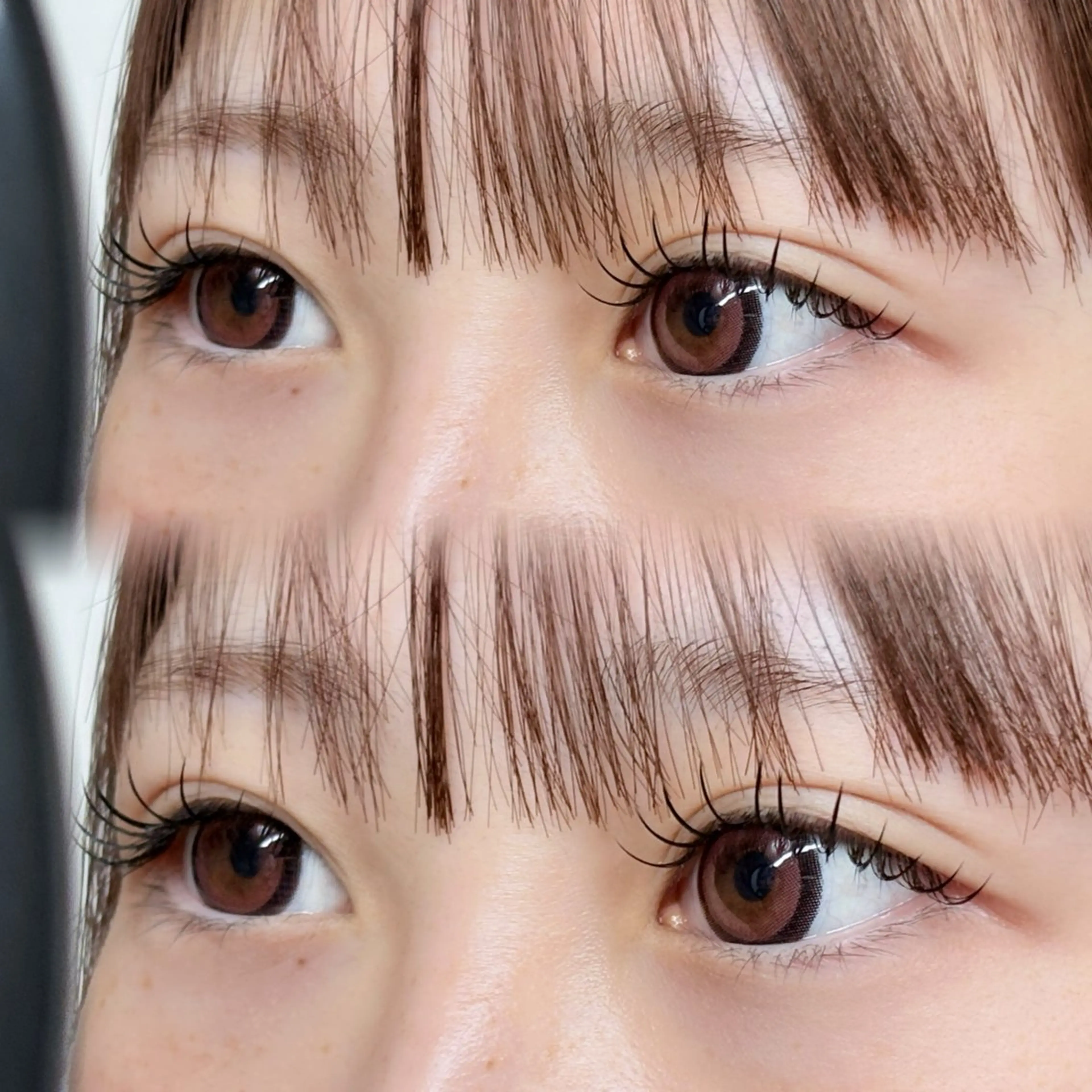 オフ🈚️シングルエクステ(フラットラッシュ片目70本)140本の写真