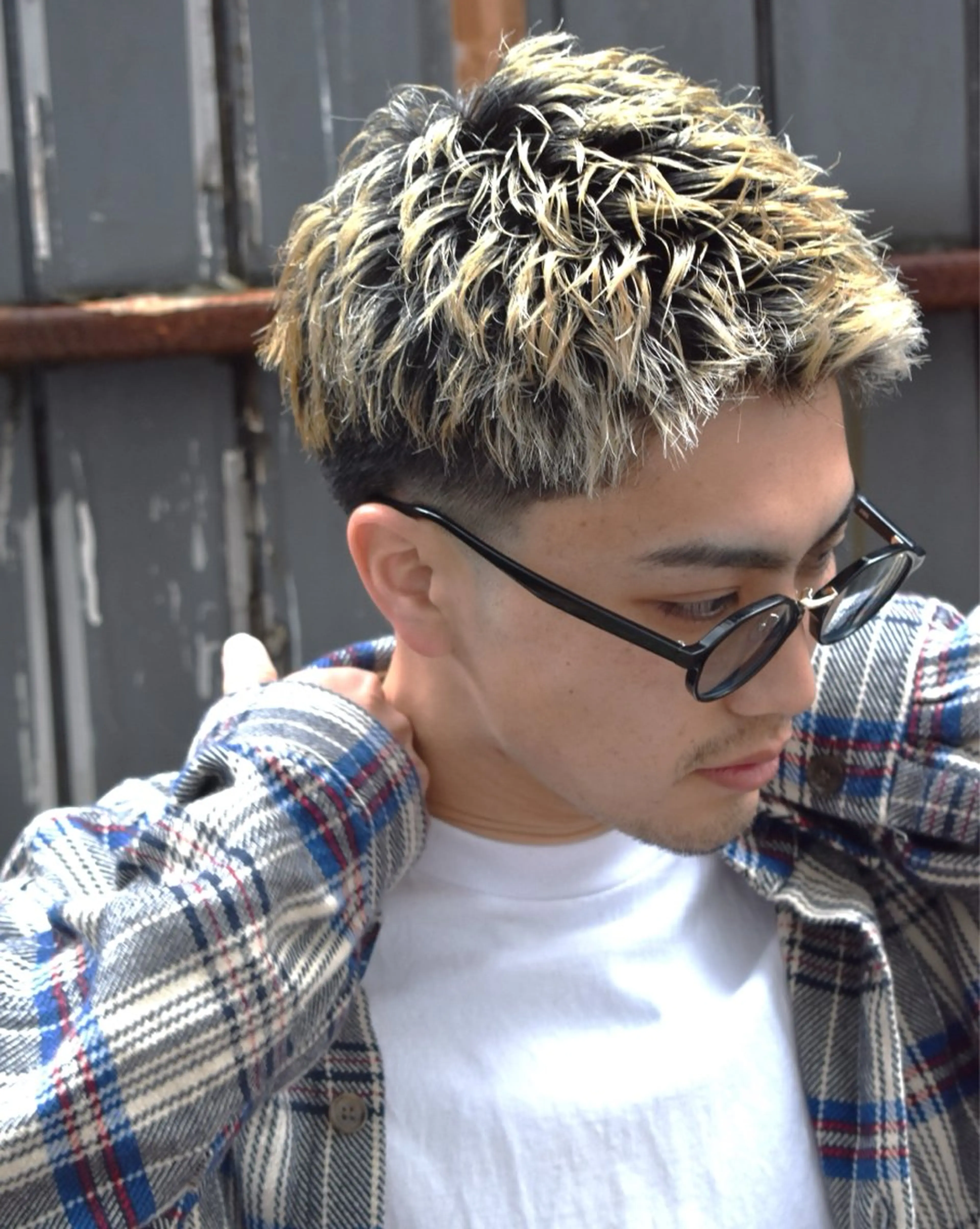 ショート カラー FREAK BARBER SHOP河原町三条店所属・本多 伸丞のヘアスタイル