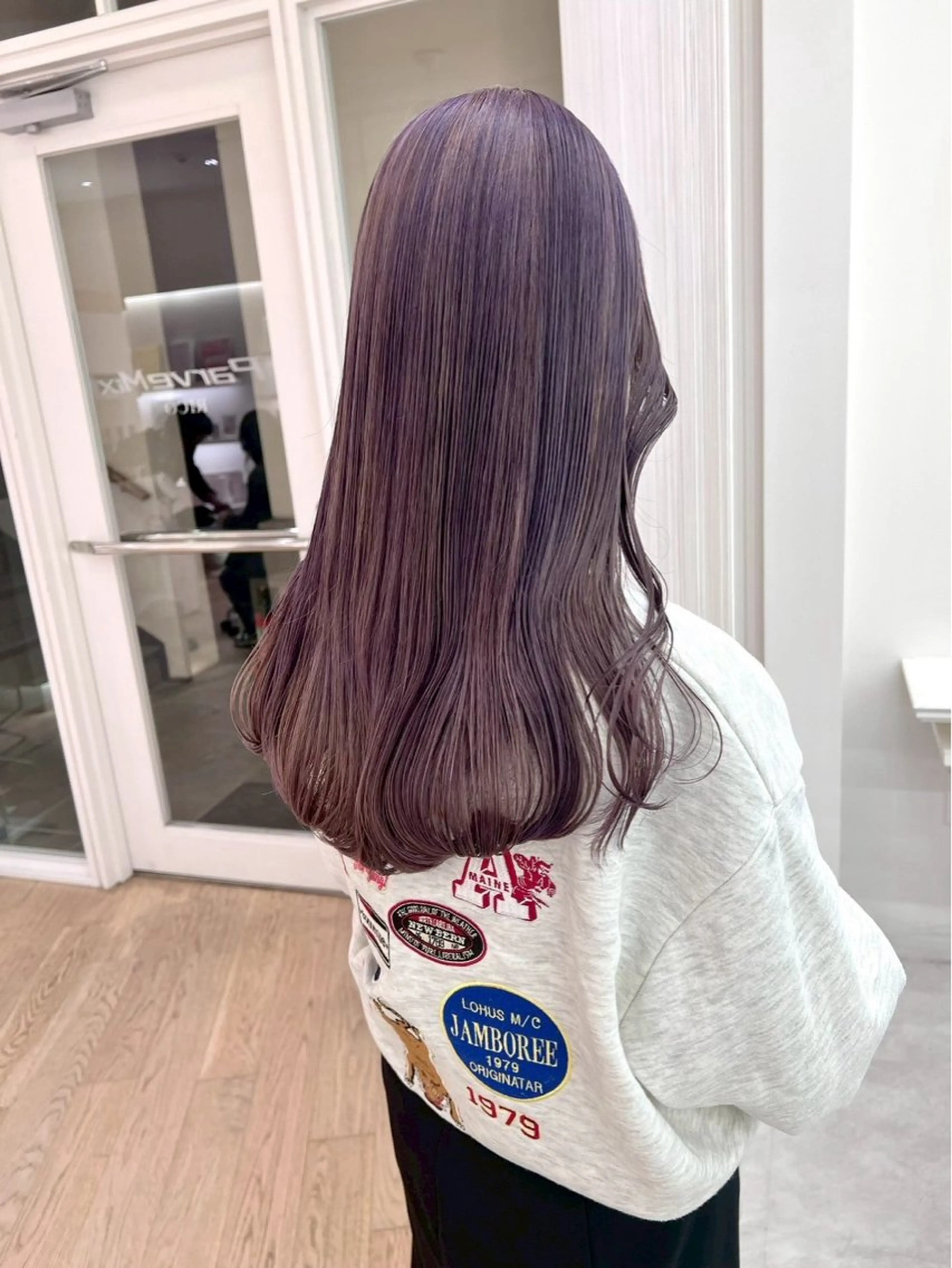 ロング カラー カット ヘアカラー ParveMix🎀 稲垣詞葉のヘアスタイル