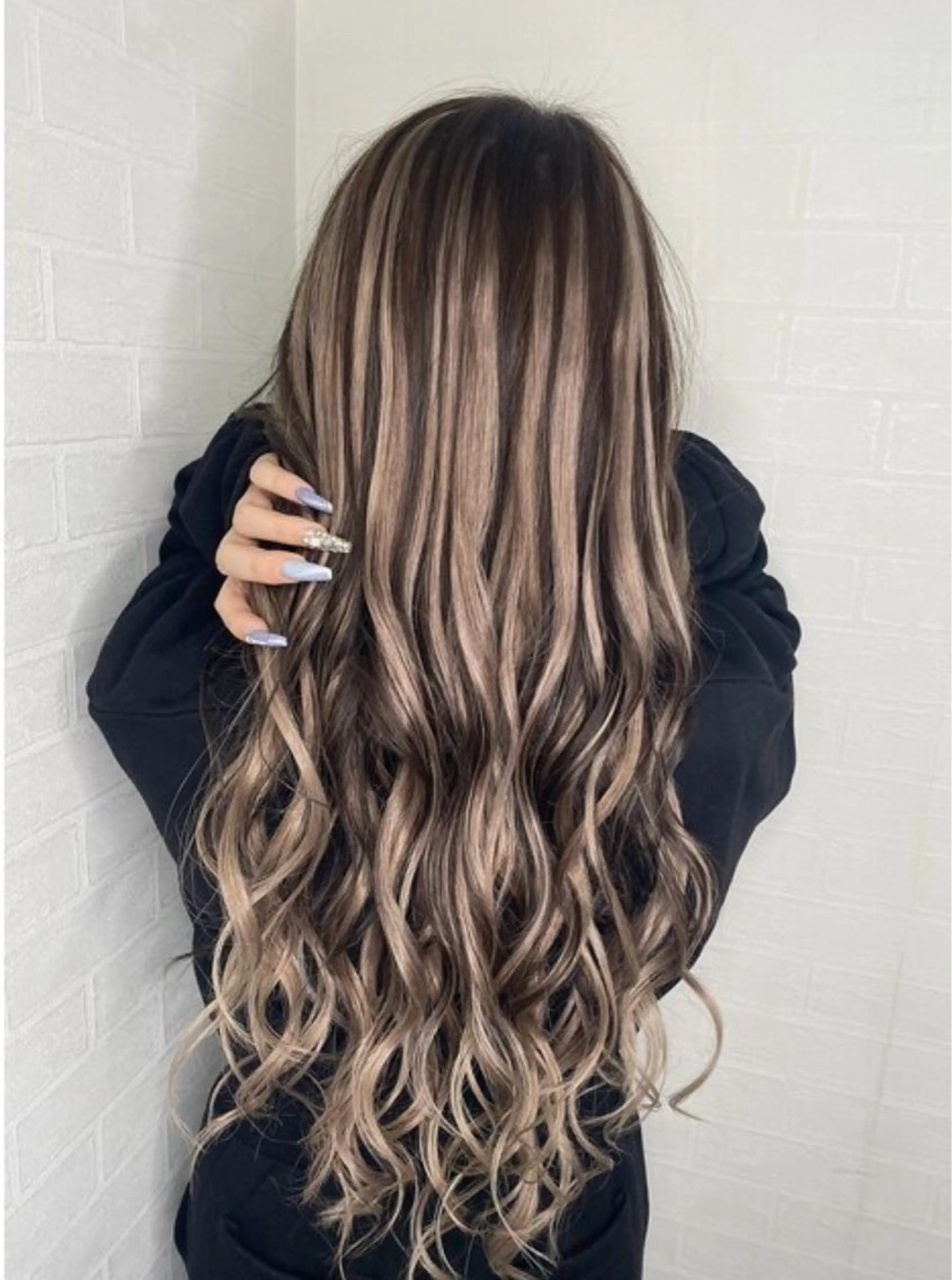 ロング ボブ エクステ レイヤーカット ロング 🌴濵砂 丈🌴のヘアスタイル