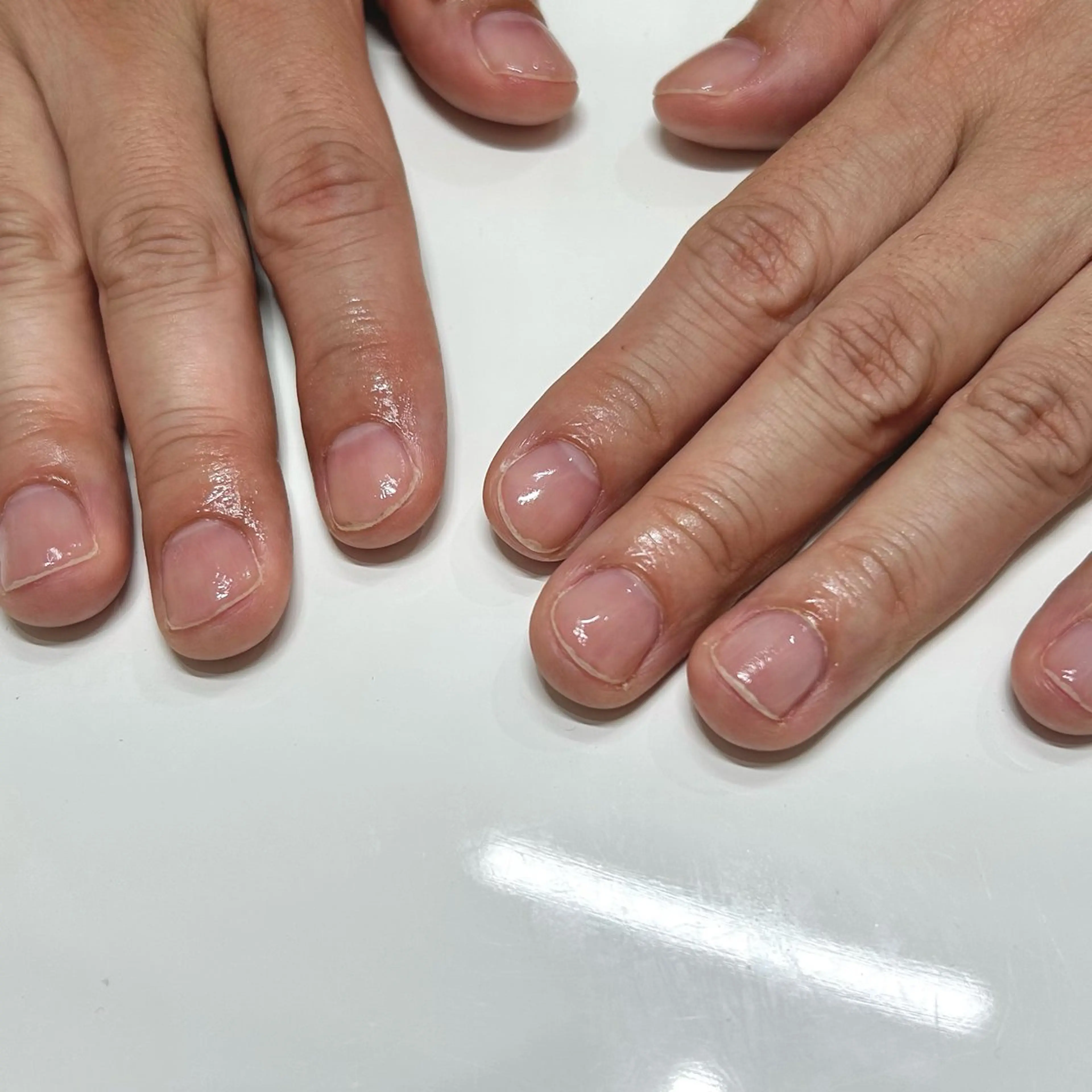 ネイル クリアネイル メンズネイル シンプルネイル ハンドネイル Bianca所沢店 Kawachiのネイルデザイン
