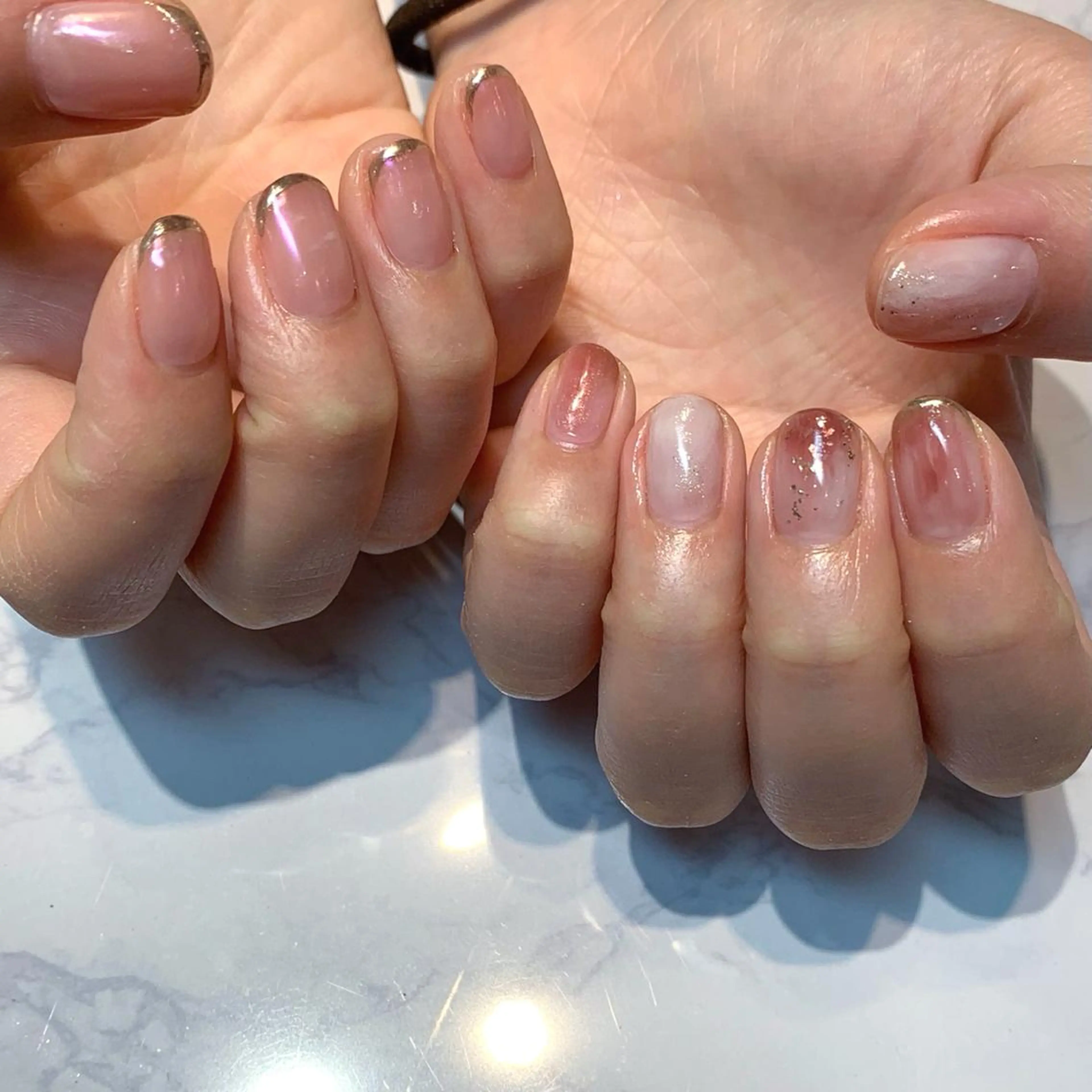 ネイル 持ち込み ハンドネイル 鈴木 まゆのネイルデザイン