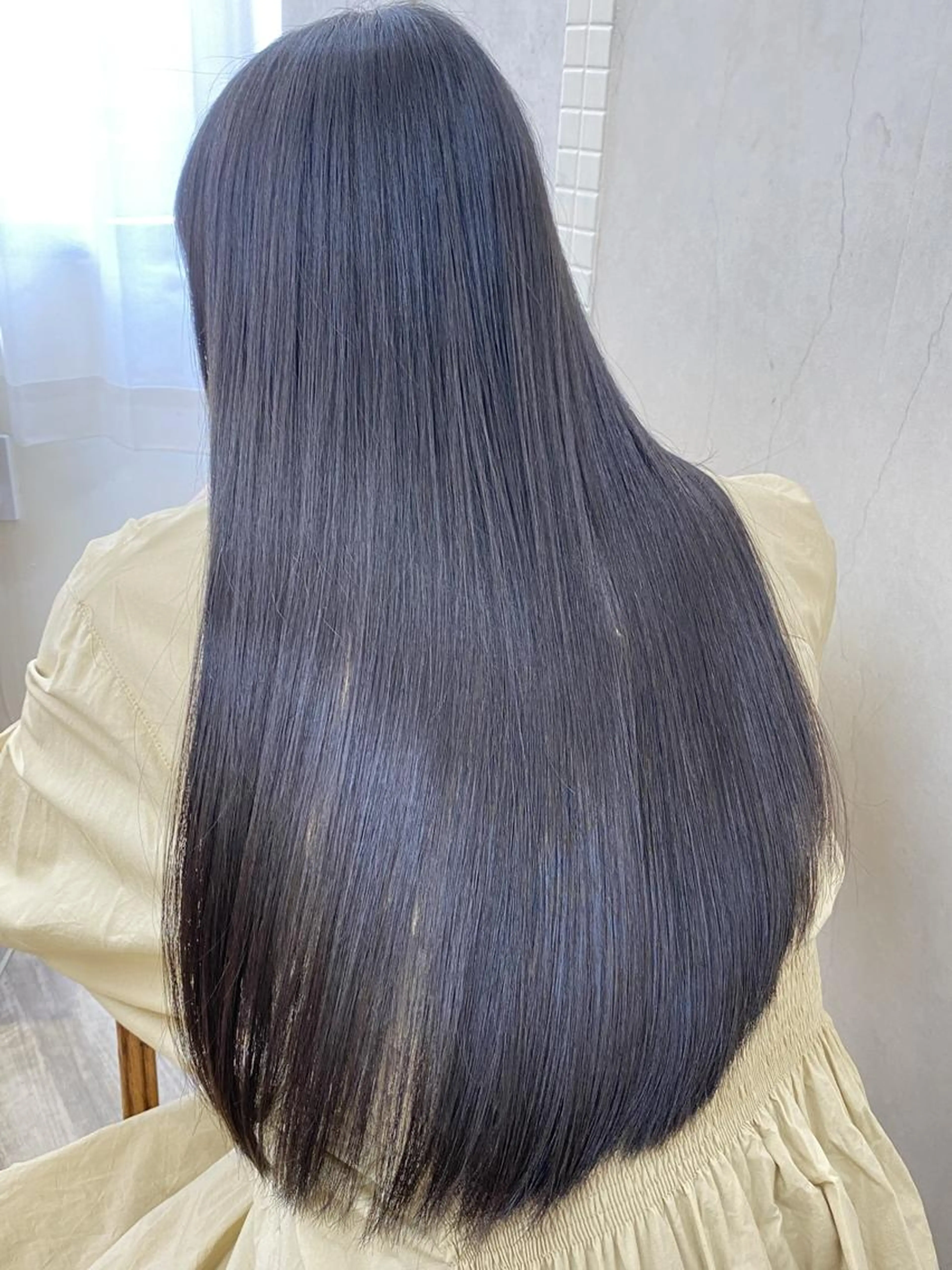 Aujua7STEP treatment➕超音波アイロン ➕ ヘアスタイリング 【原宿　表参道　髪質改善　トリトメント】の写真