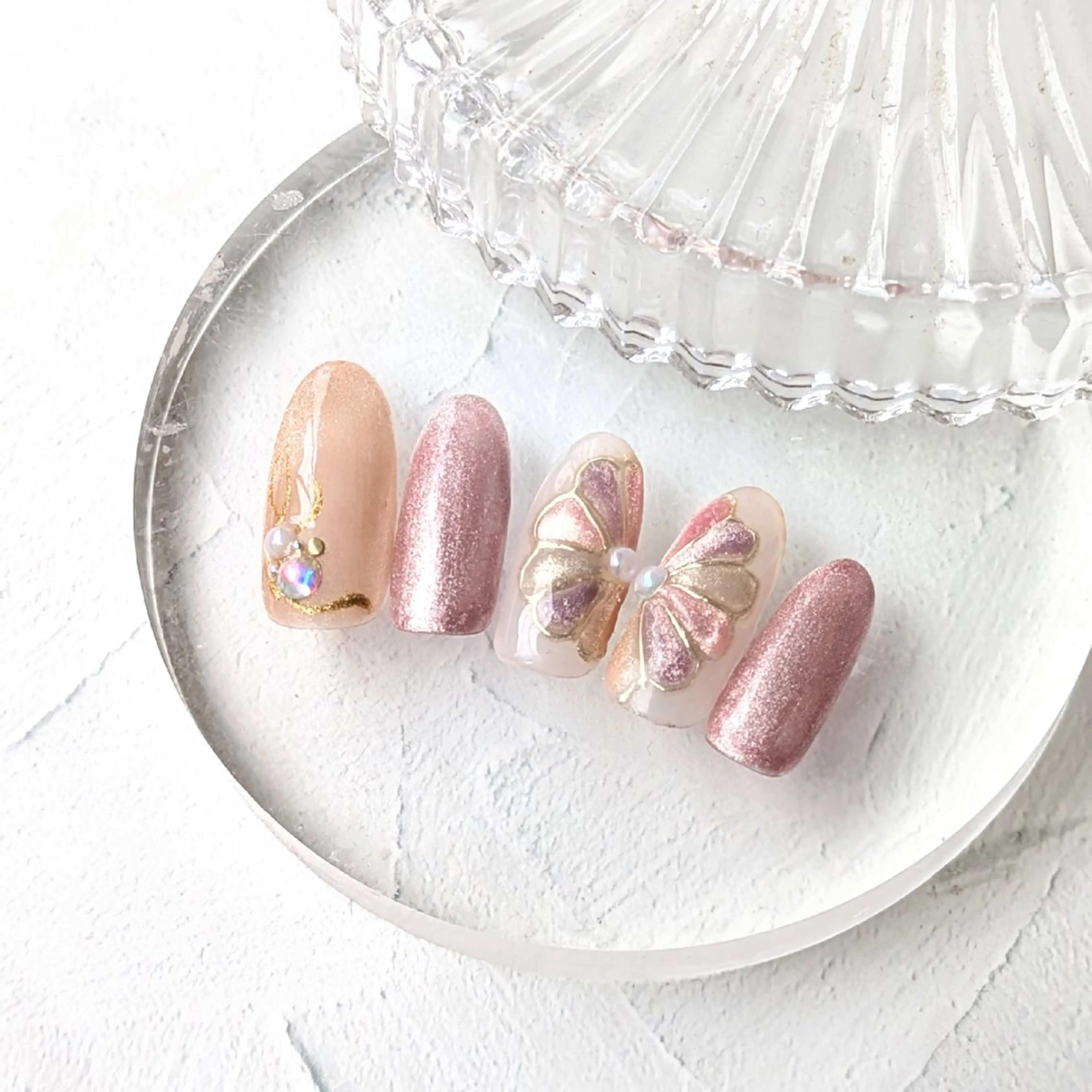 ⭐️【オフなし】ハンド今月のキャンペーンネイル(フラワー)の写真