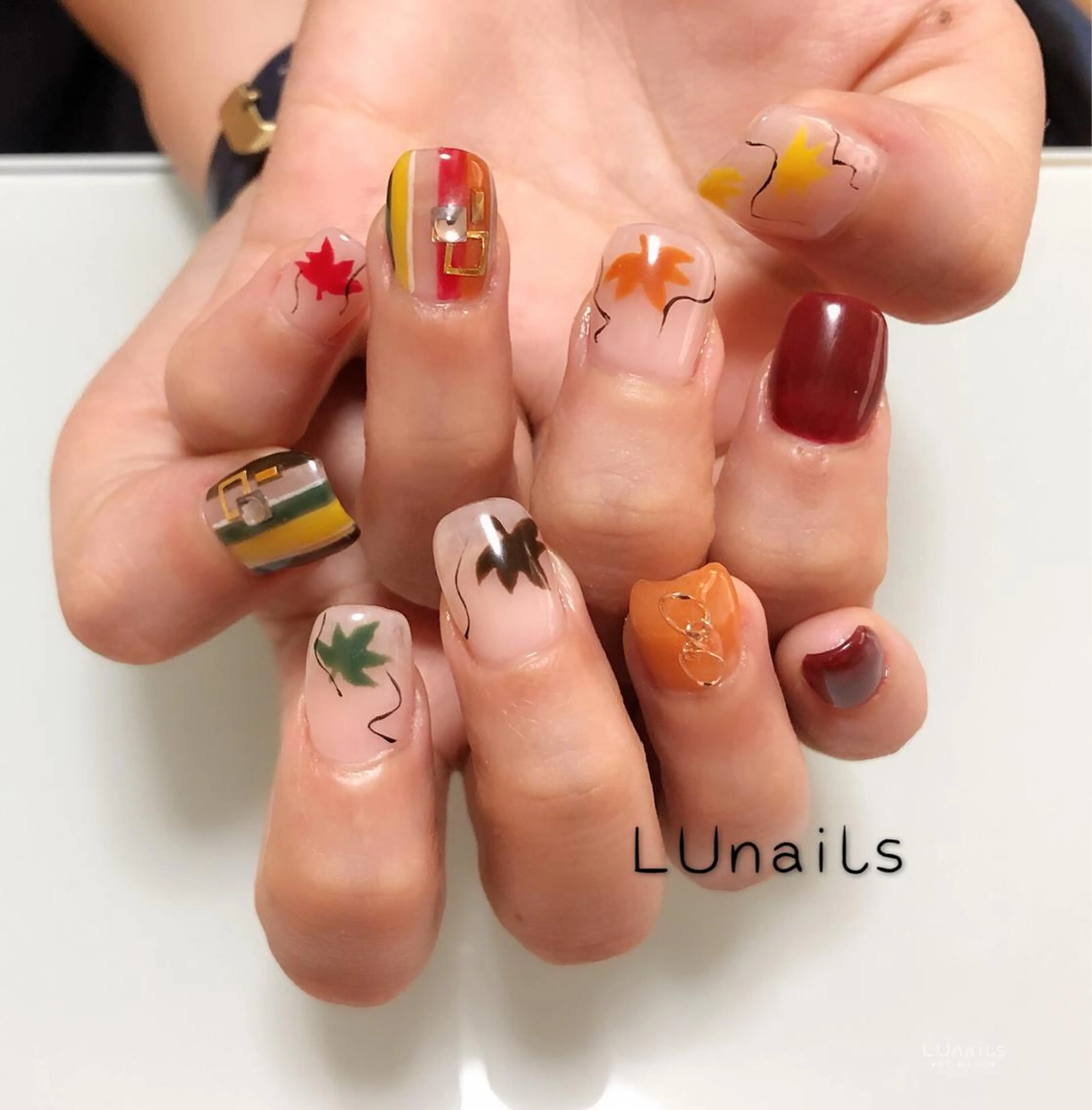 ネイル LUnails MAHOのネイルデザイン