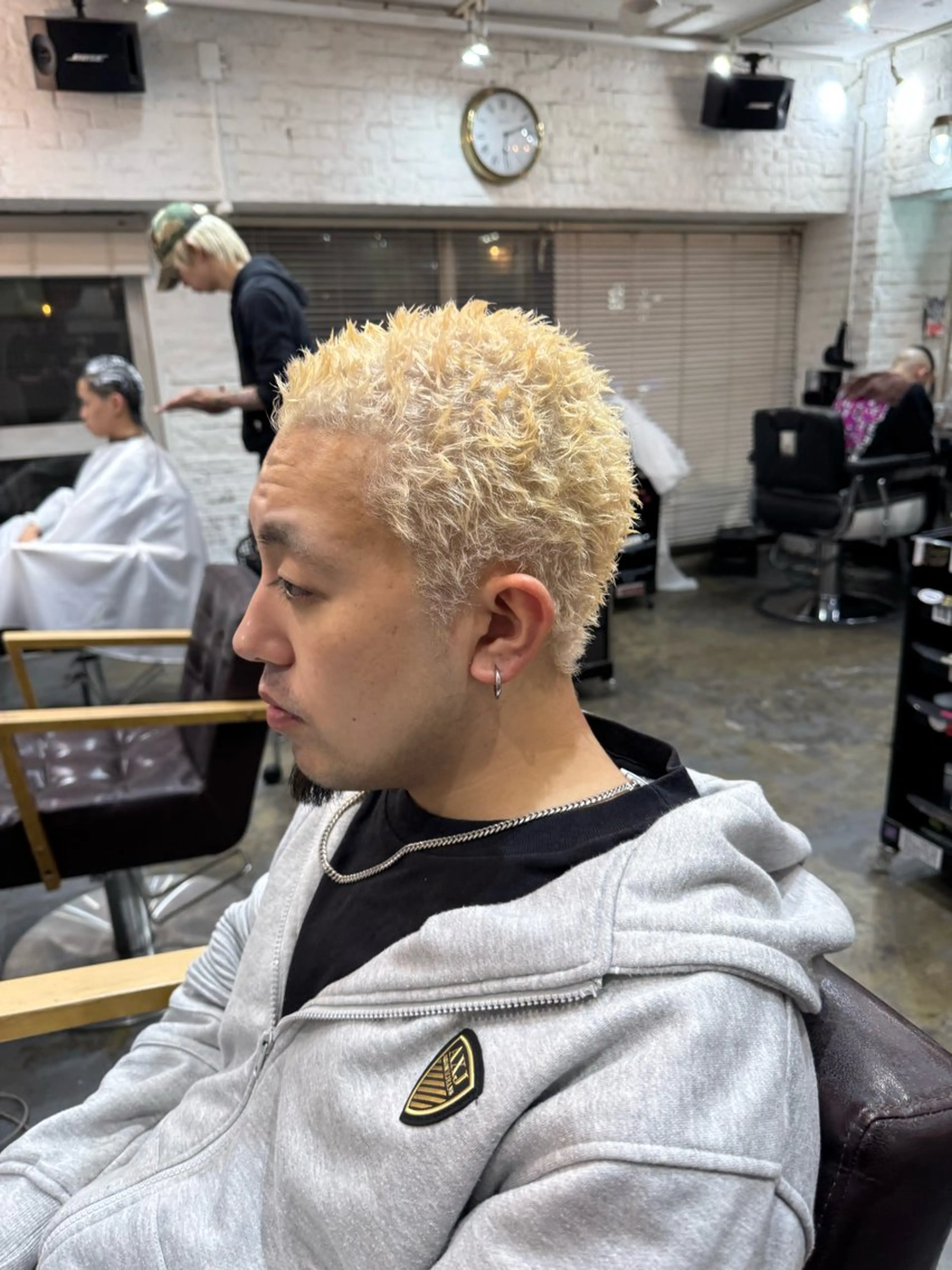 ショート パーマ メンズ カット ヘアカラー パーマ 💈メンズ特化💈 TASUKUのヘアスタイル