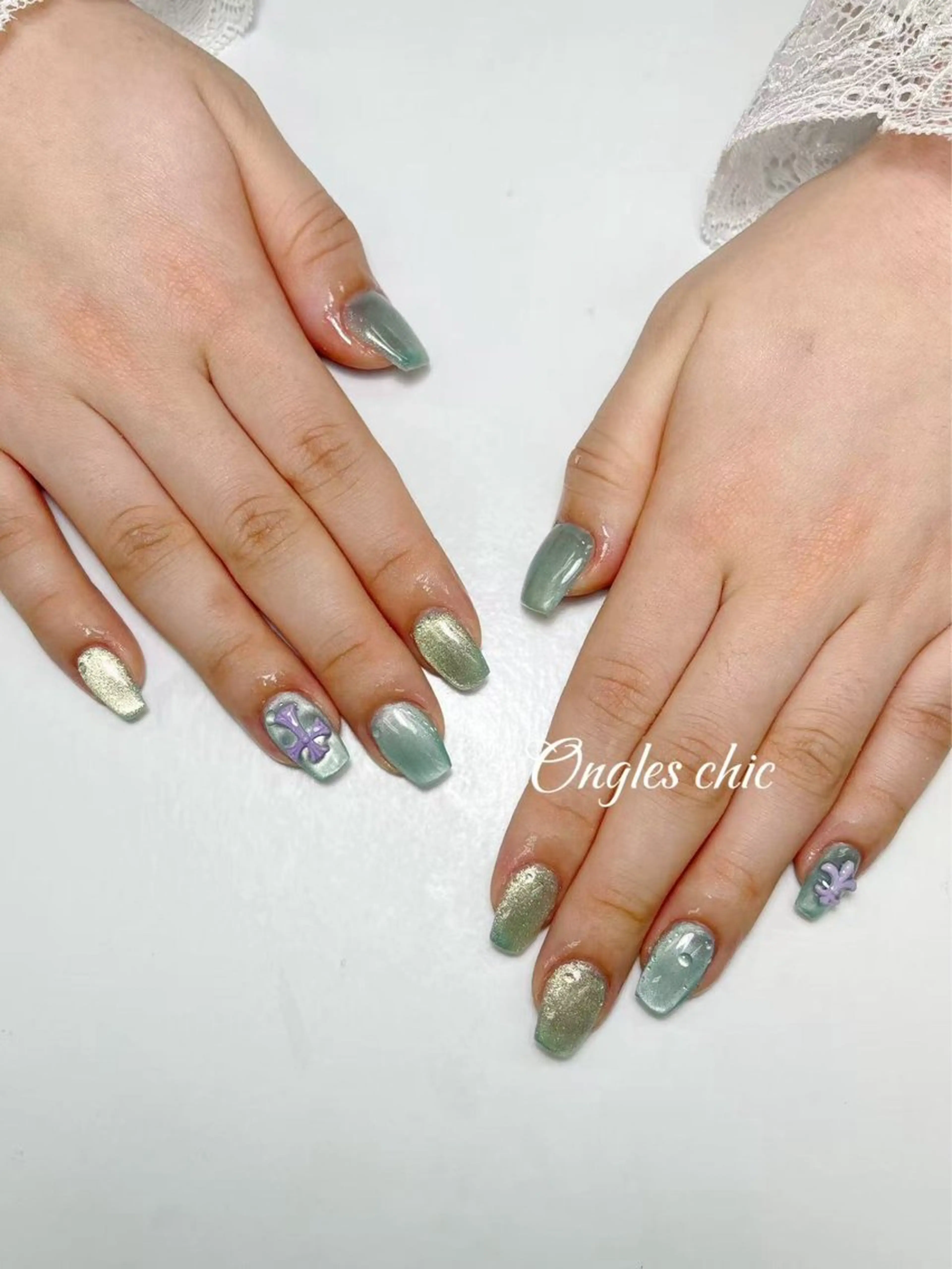 ネイル ハンドネイル ongles chic24時間営業のネイルデザイン