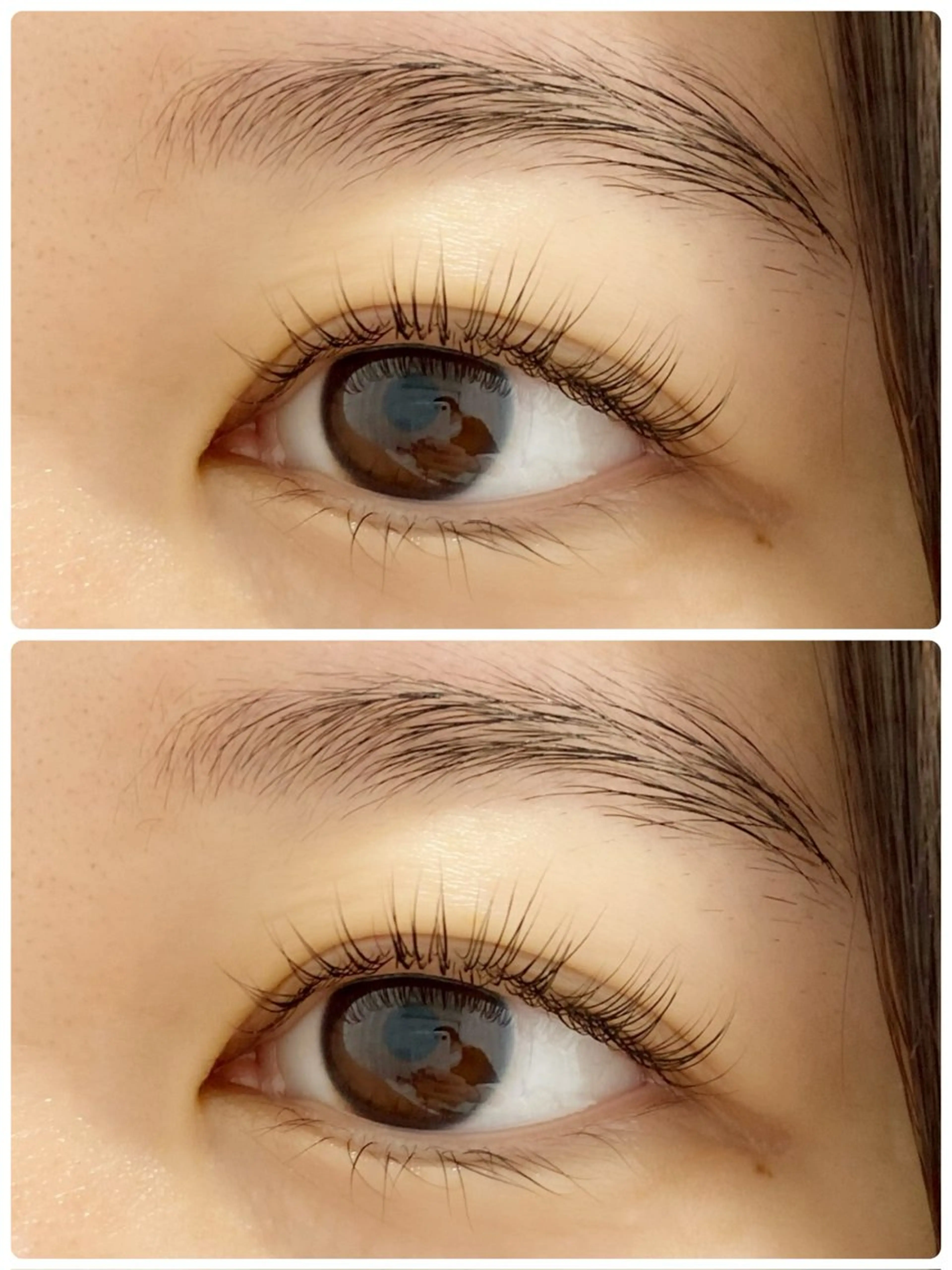 まつ毛パーマ➕美容液コーティングの写真