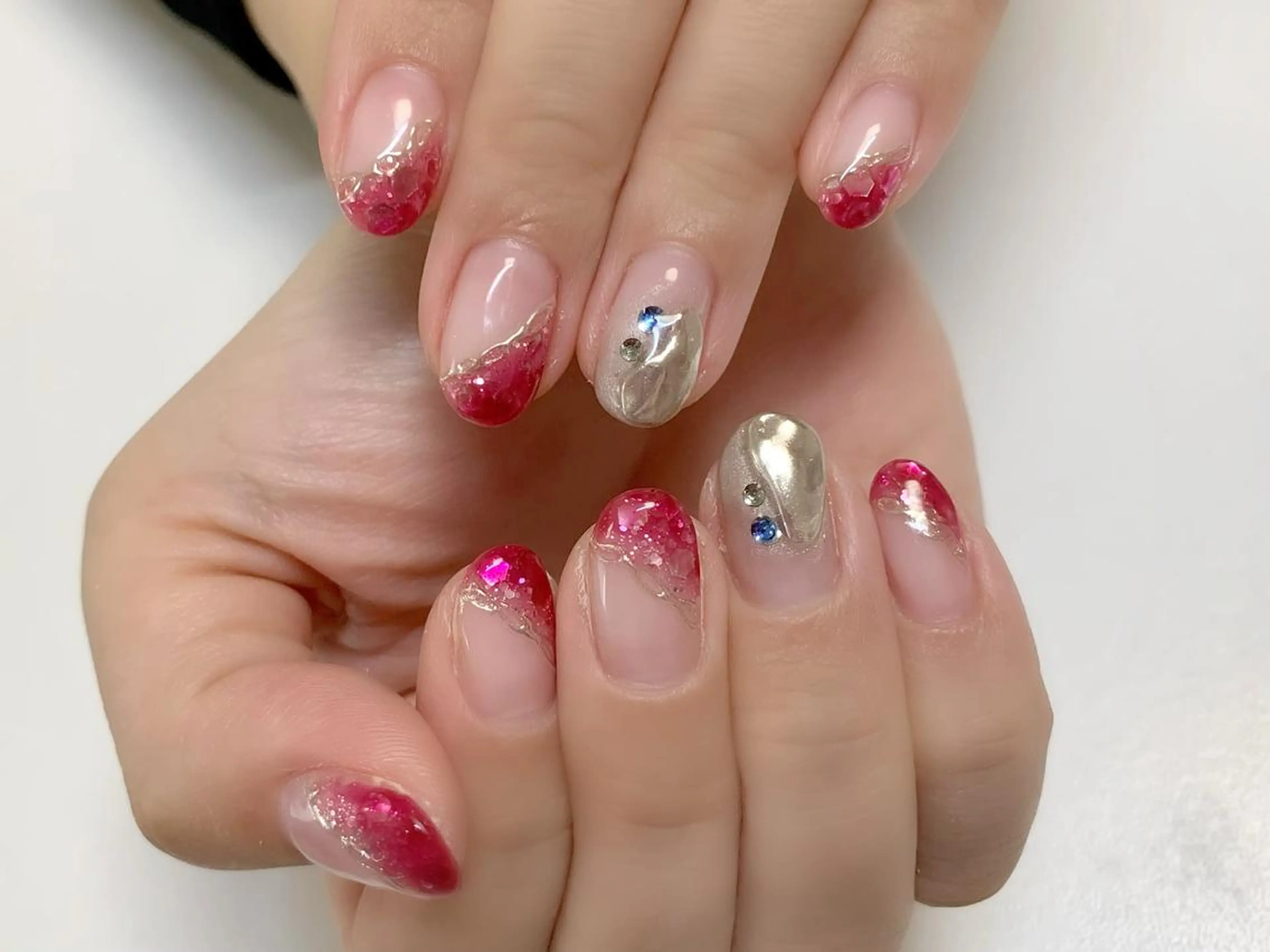 ネイル ミラーネイル ハンドネイル Viva Joie所属・Viva Joieのネイルデザイン
