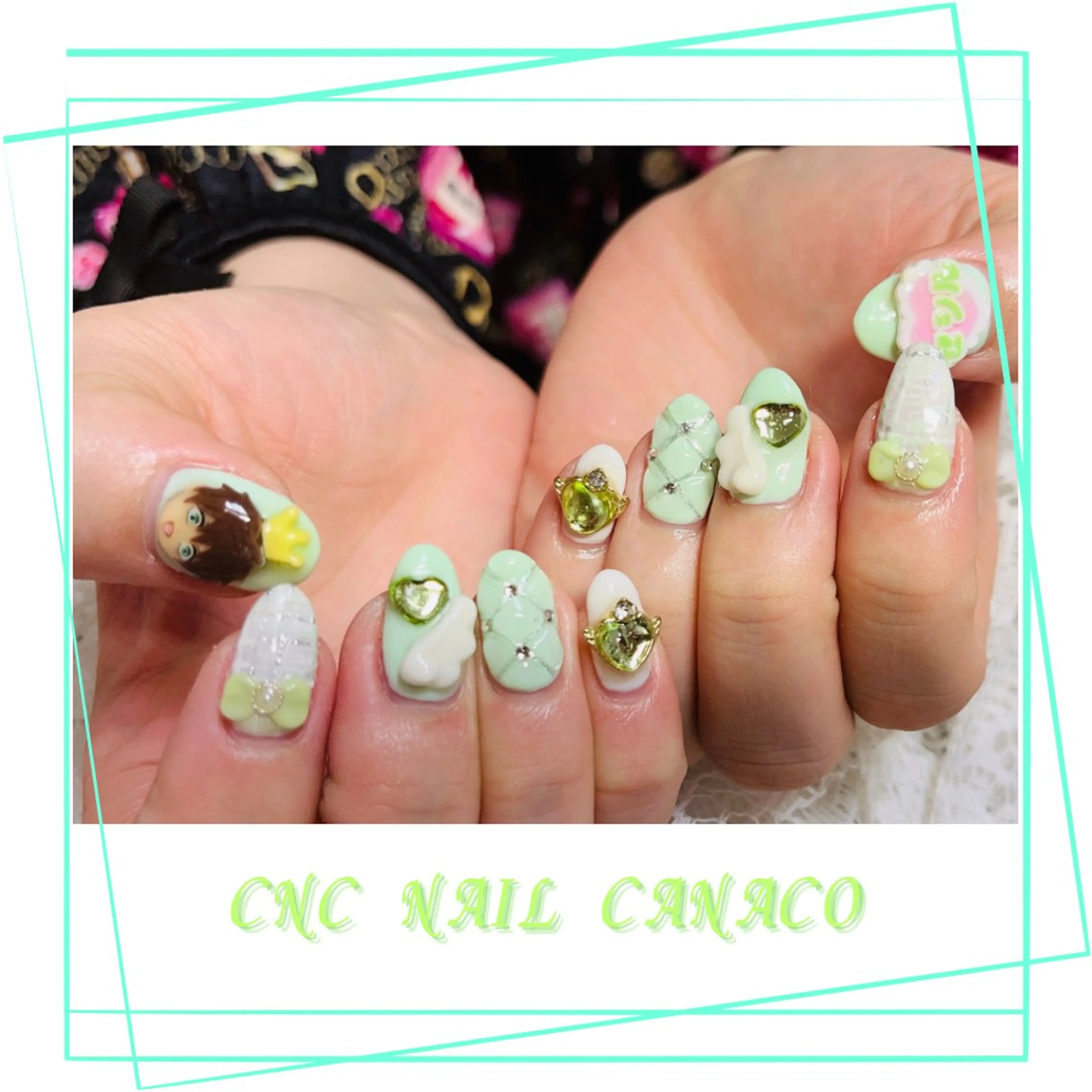 ネイル アートネイル 持ち込み Felice所属・ベテランネイル cnc  nailのネイルデザイン