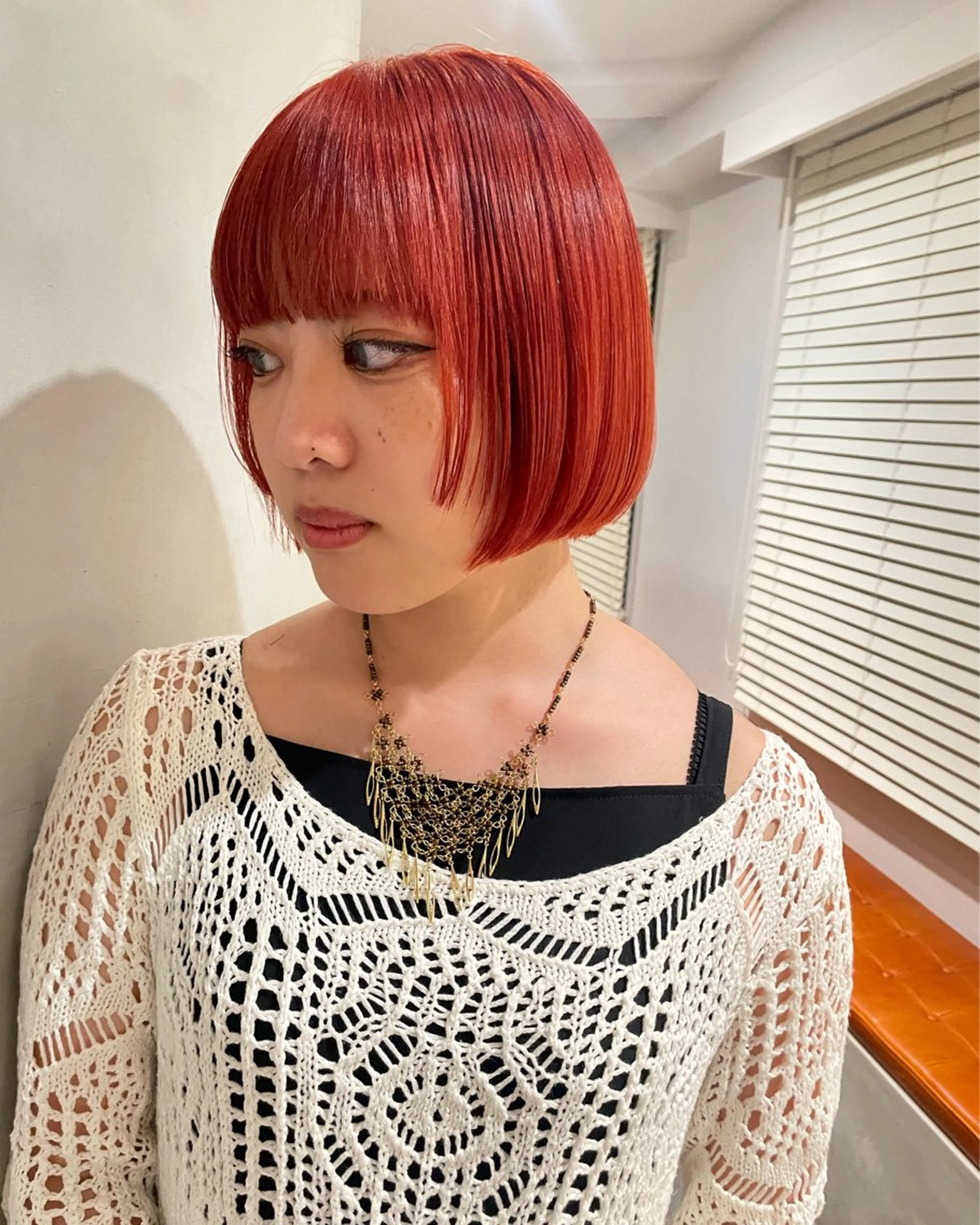 ショート カラー カット ヘアカラー トリートメント 優 作のヘアスタイル
