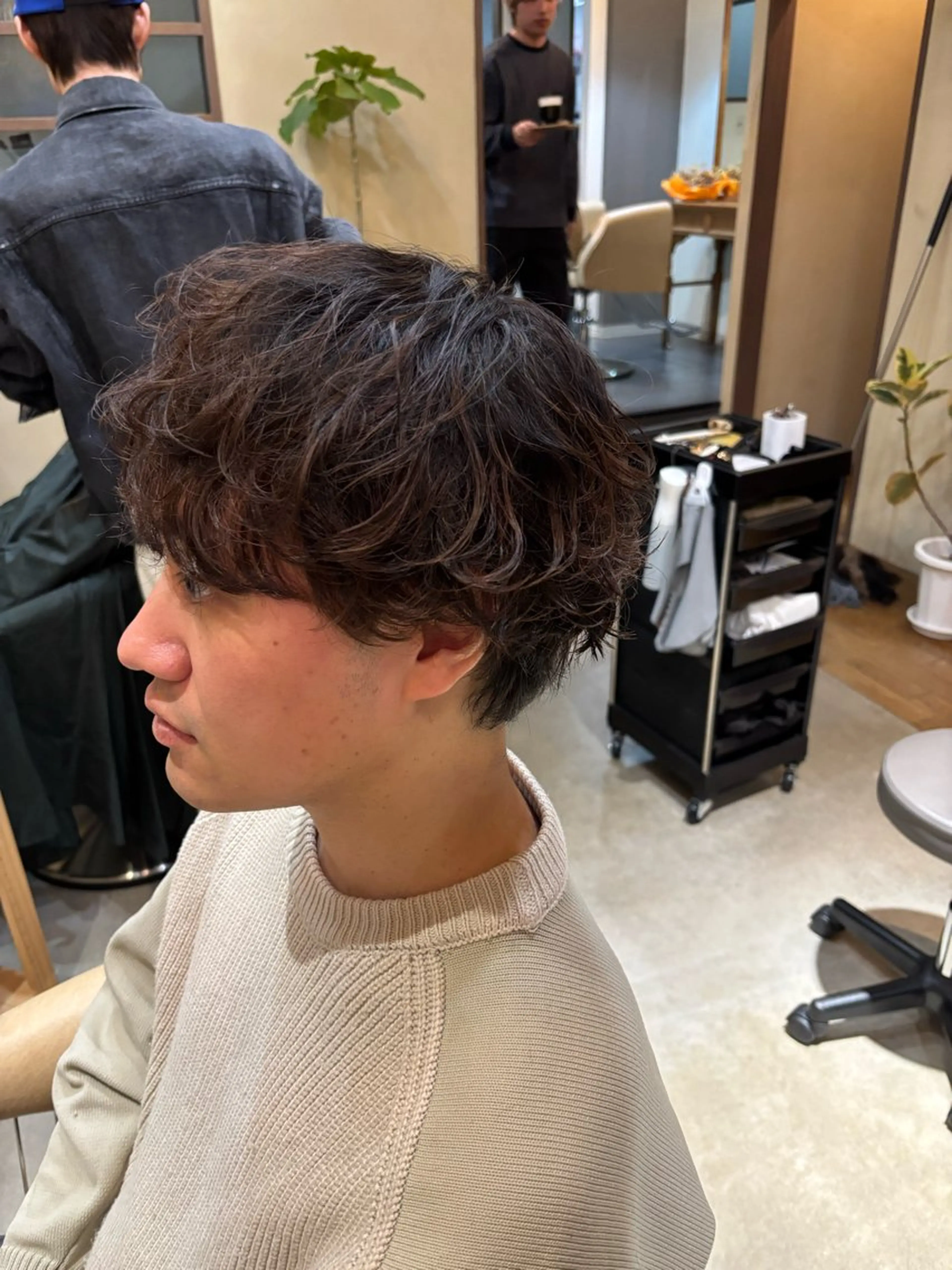 ショート メンズ カット パーマ 鹿児島 TSUBASAのヘアスタイル
