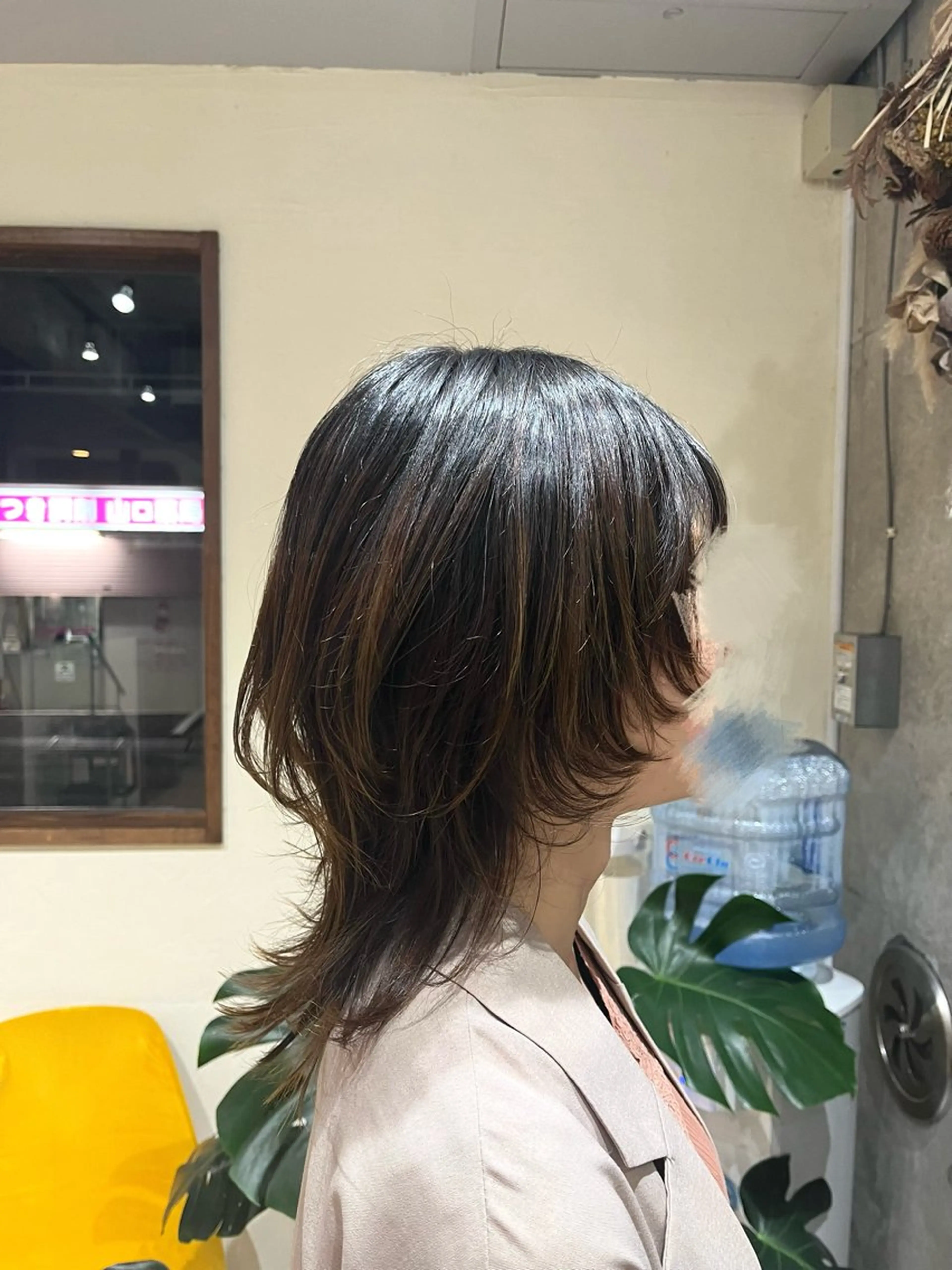 ミディアム くびれヘア ウルフカット mizo /ケアカラー/登戸のヘアスタイル